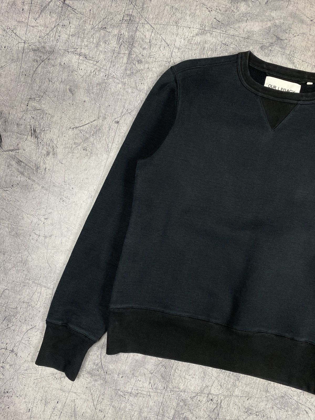 Designer Our Legacy wa14 Washed Black Designer Sweatshirt Size US S / EU 44-46 / 1 - 3 Thumbnail