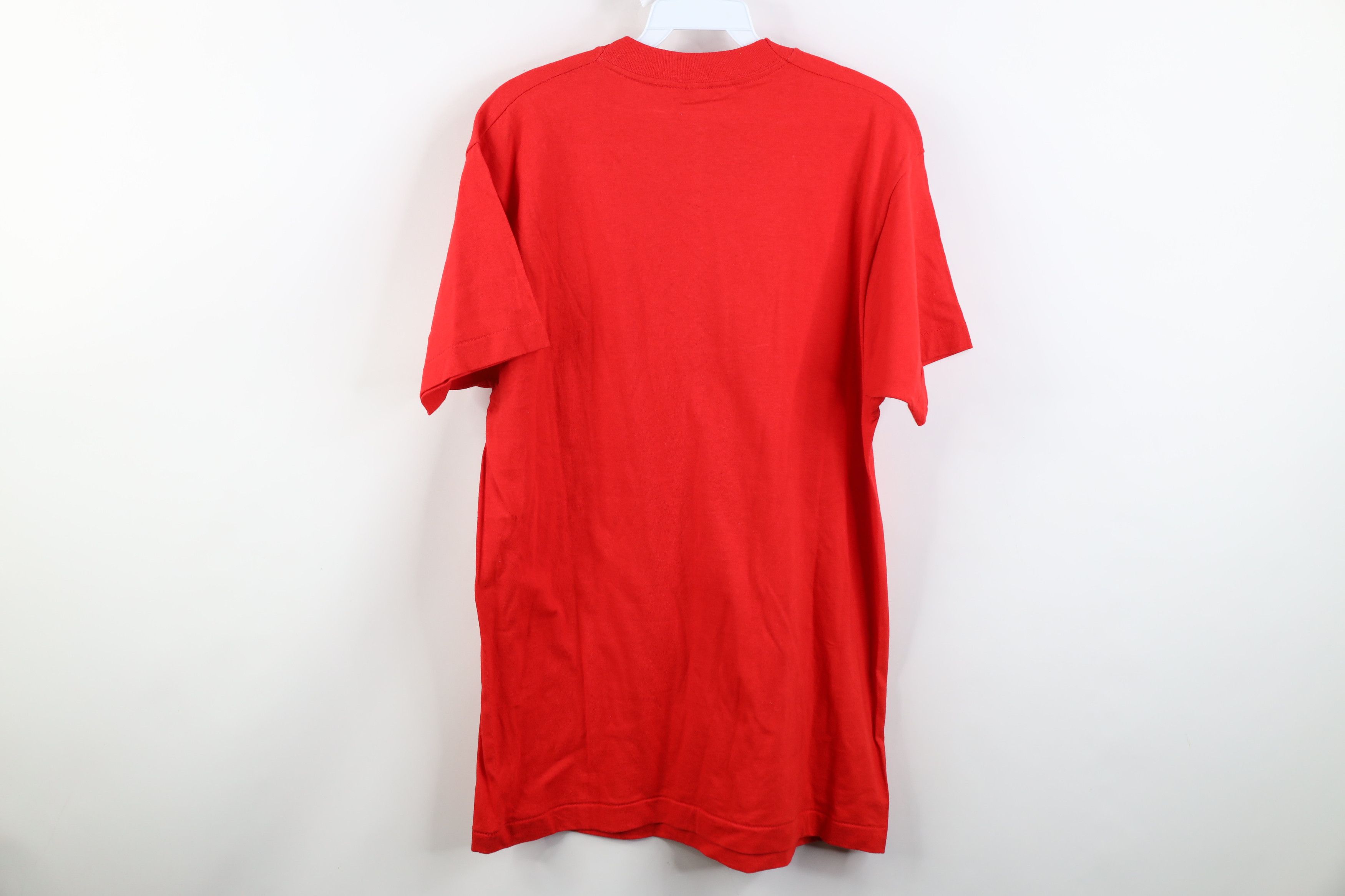Vintage Vintage 90s Streetwear Short Sleeve T-Shirt Red Pocket USA Size US L / EU 52-54 / 3 - 9 Thumbnail