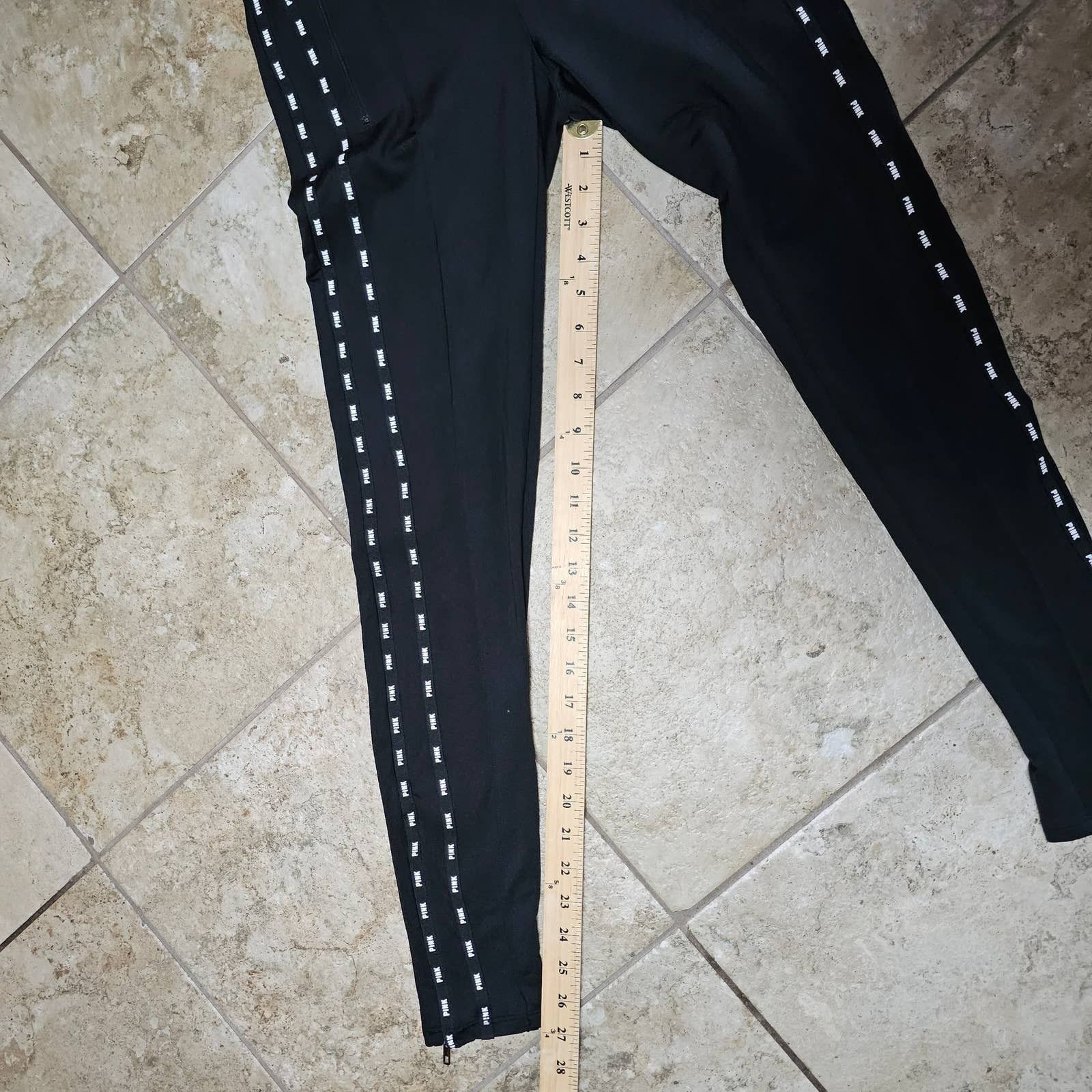 Pink PINK Active Joggers Track Pants side Logo/zipper Size XS Size 26" / US 2 / IT 38 - 7 Thumbnail