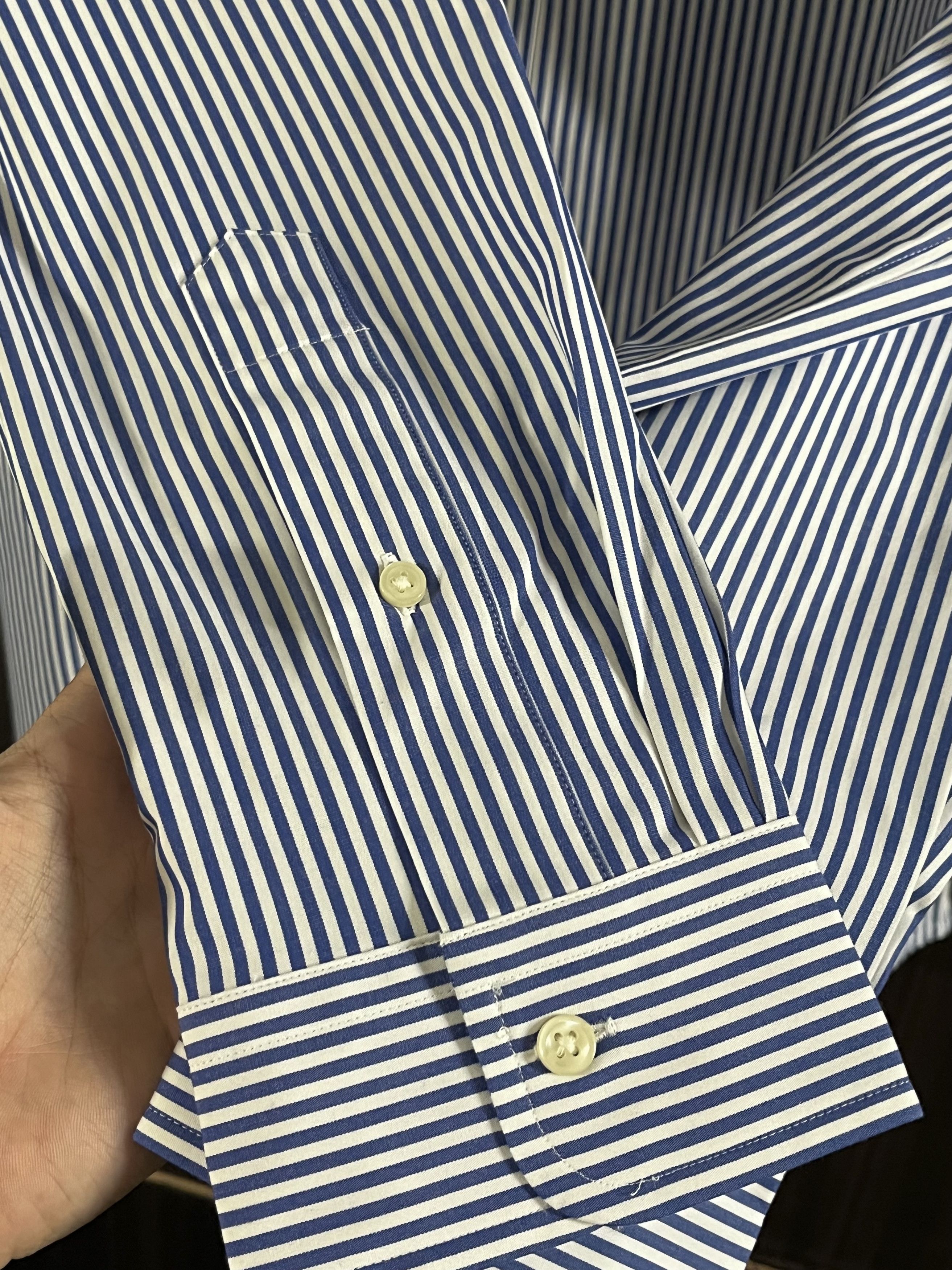 Polo Ralph Lauren Polo Ralph Lauren Custom Fit Stretch Poplin Shirt Size US L / EU 52-54 / 3 - 7 Thumbnail