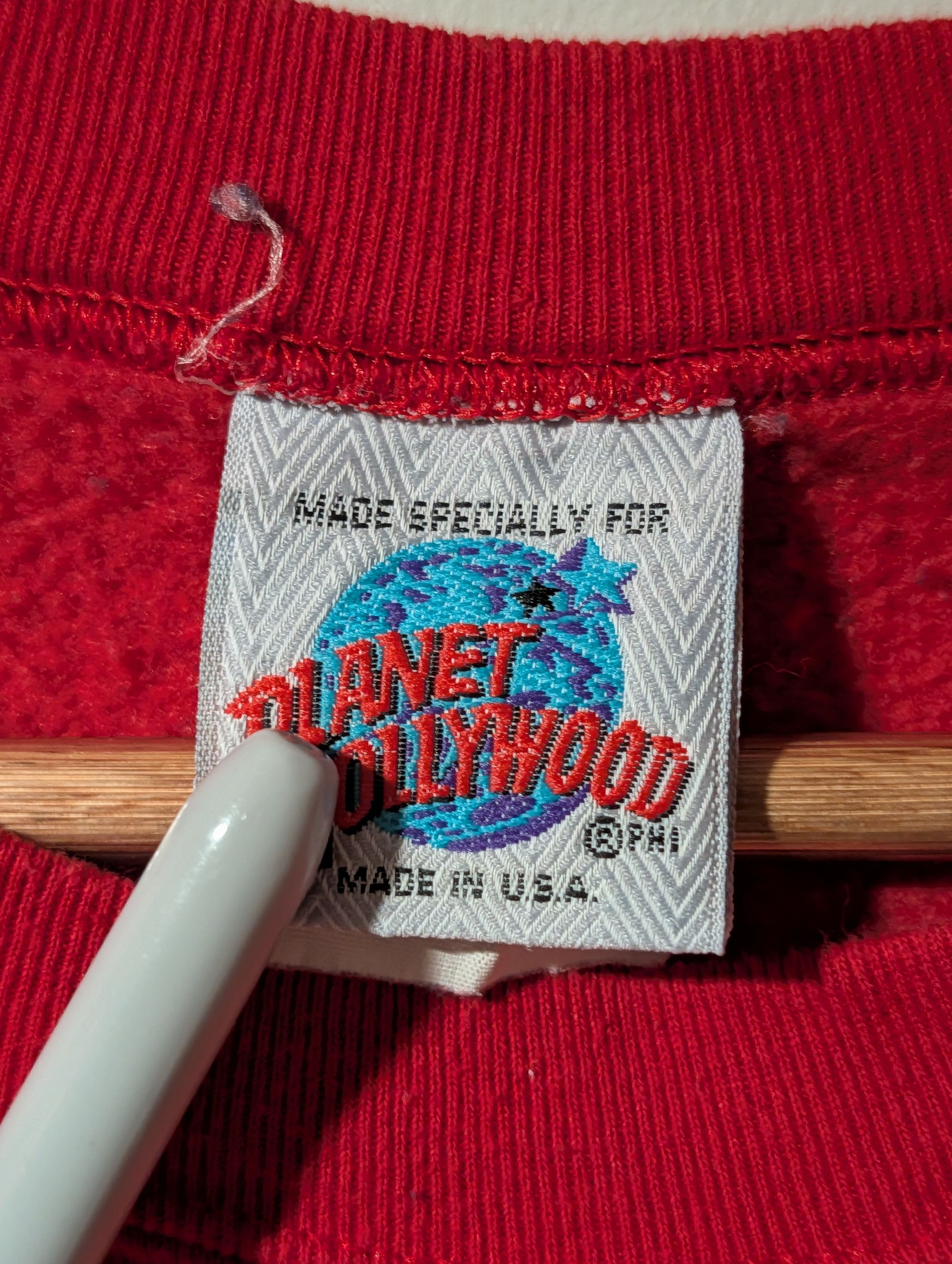Planet Hollywood Vintage Planet Hollywood Atlantic City Crewneck Sweatshirt Size US L / EU 52-54 / 3 - 3 Thumbnail