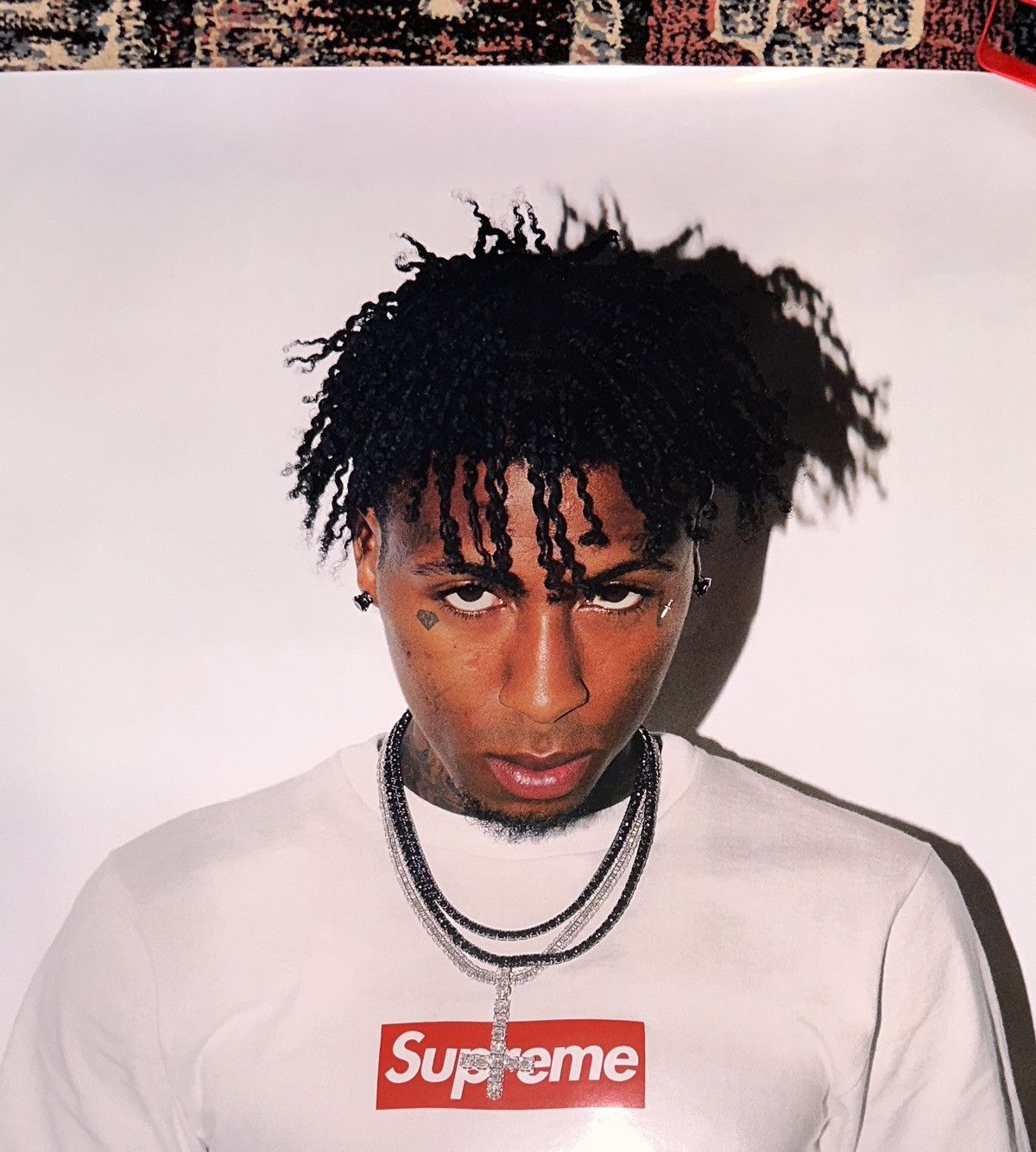 FW23 BRAND NEW SUPREME NBA YOUNGBOY POSTER RARE PROMO AD DS