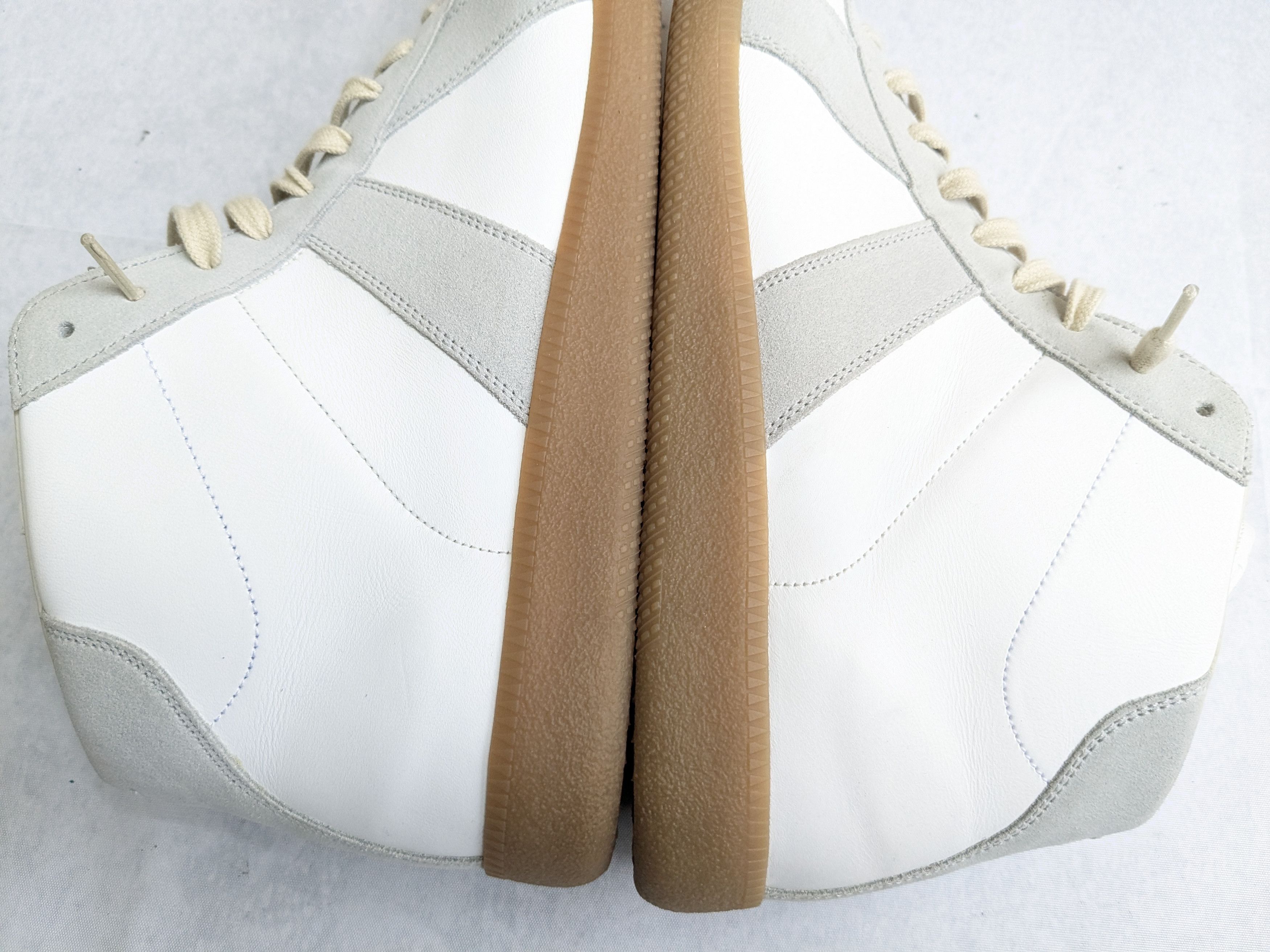 Maison Margiela Maison Margiela Replica GAT White Gray 13 46 High Tops Size US 13 / EU 46 - 9 Thumbnail