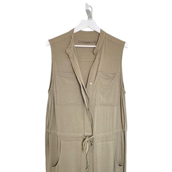 Enza Costa Enza Costa Military Green Jumpsuit Size 27" / US 4 / IT 40 - 6 Thumbnail