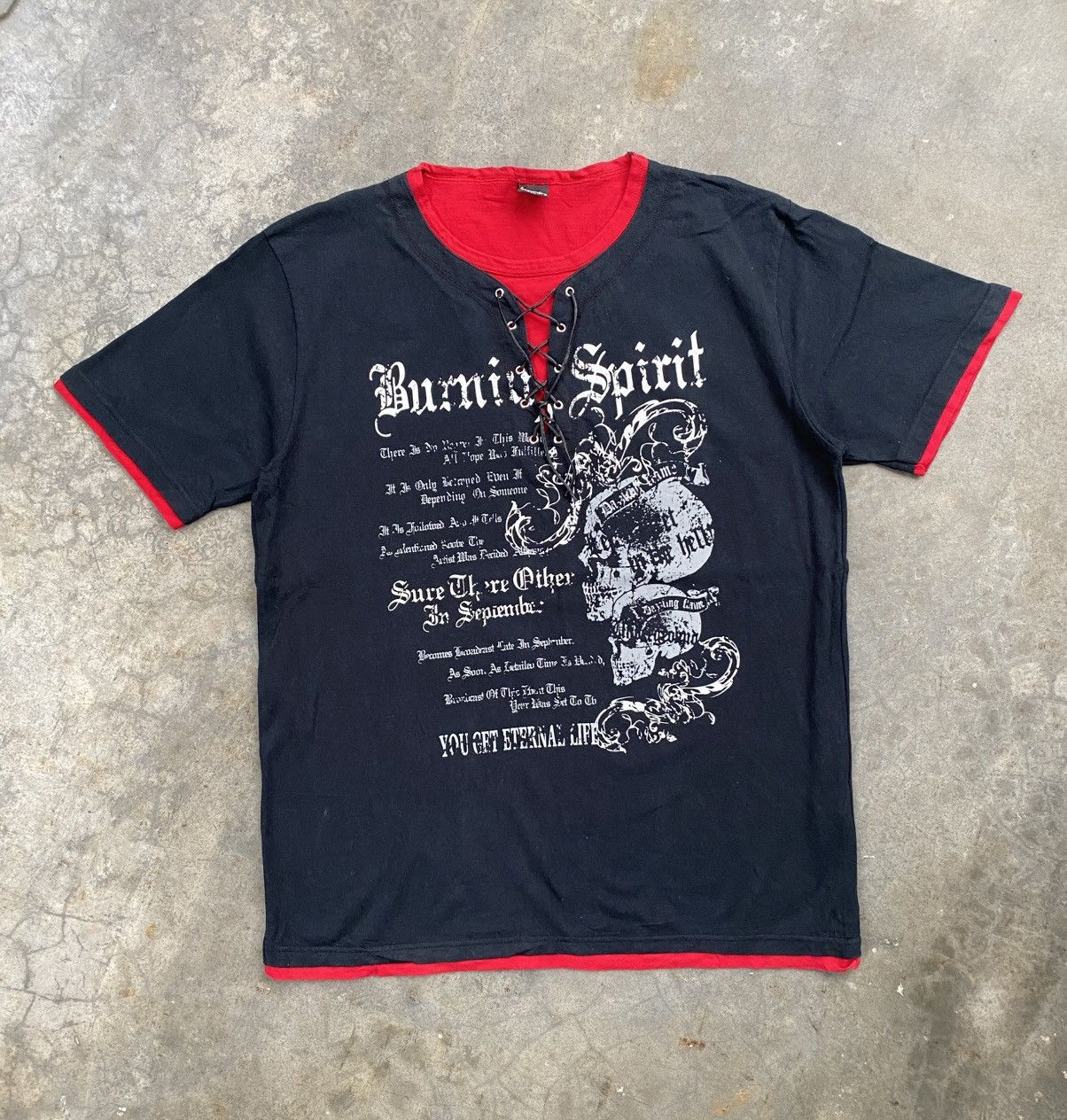 If Six Was Nine × Japanese Brand × Le Grande Bleu (L.G.B.) Y2K Beaumere Double Layer Tee Size US L / EU 52-54 / 3 - 1 Thumbnail