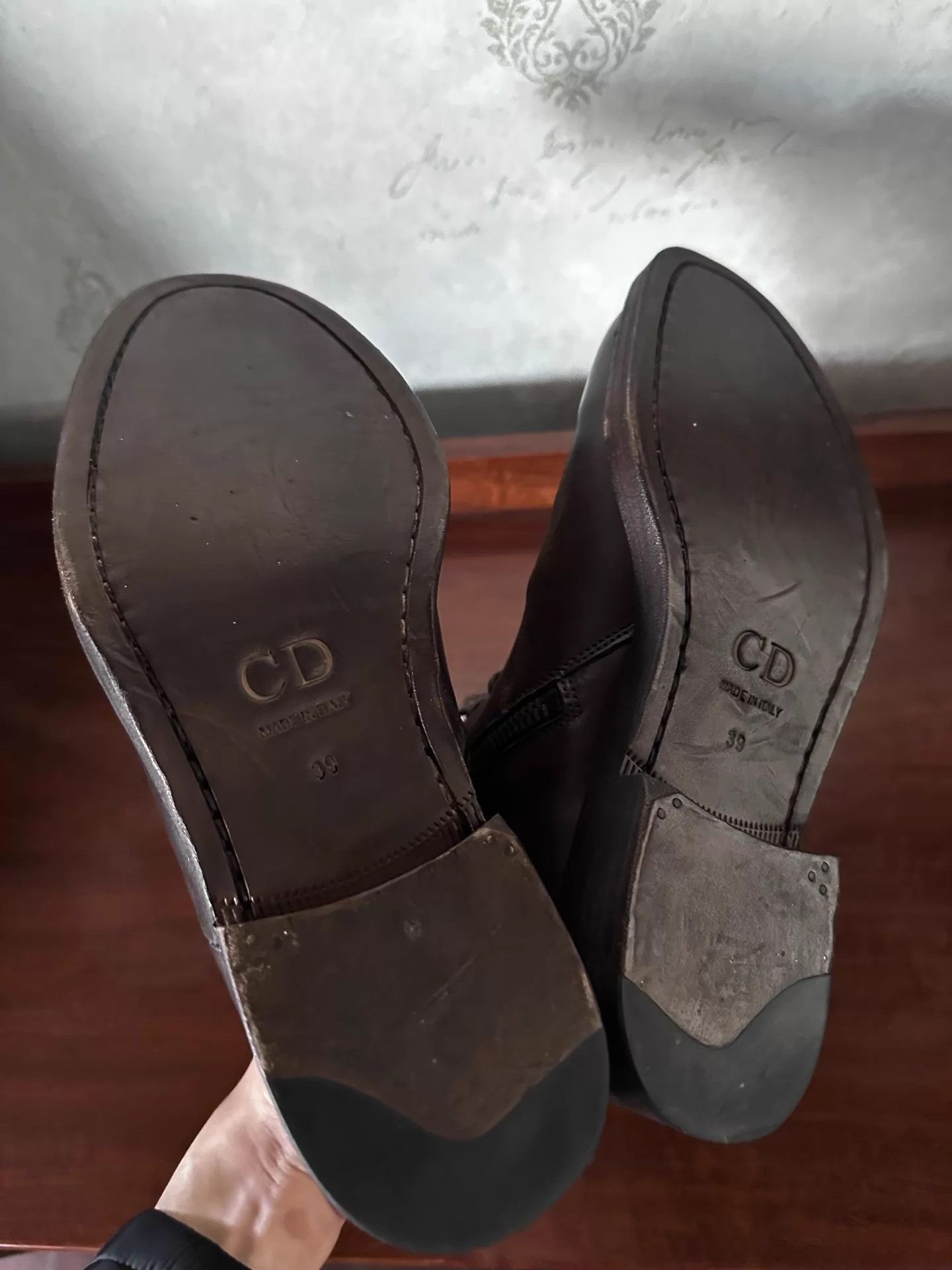 Dior Dior Homme Inside Zip Cowhide Distressed Midi-Calf Boot Size US 6 / EU 39 - 5 Thumbnail