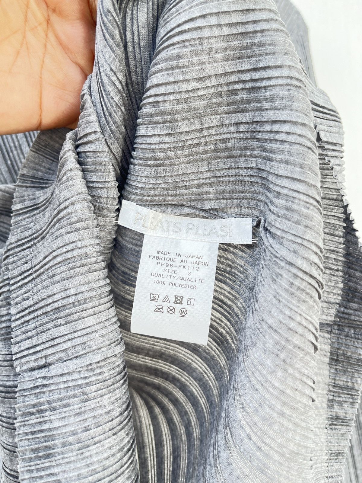 Pleats Please Issey Miyake Rib Pleats Basics Top Size S / US 4 / IT 40 - 5 Thumbnail