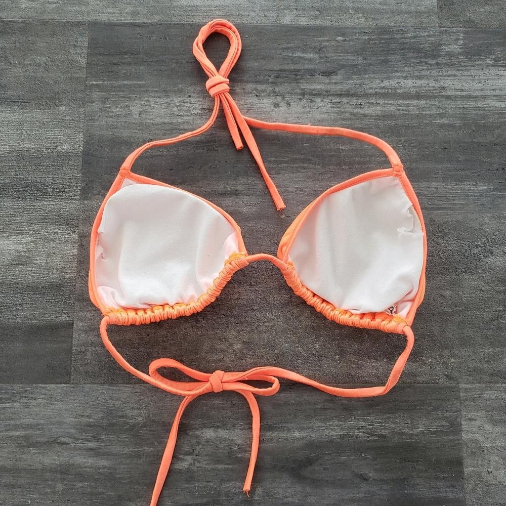 Designer Orange Neon BodyZone Bikini Top Size ONE SIZE - 2 Thumbnail
