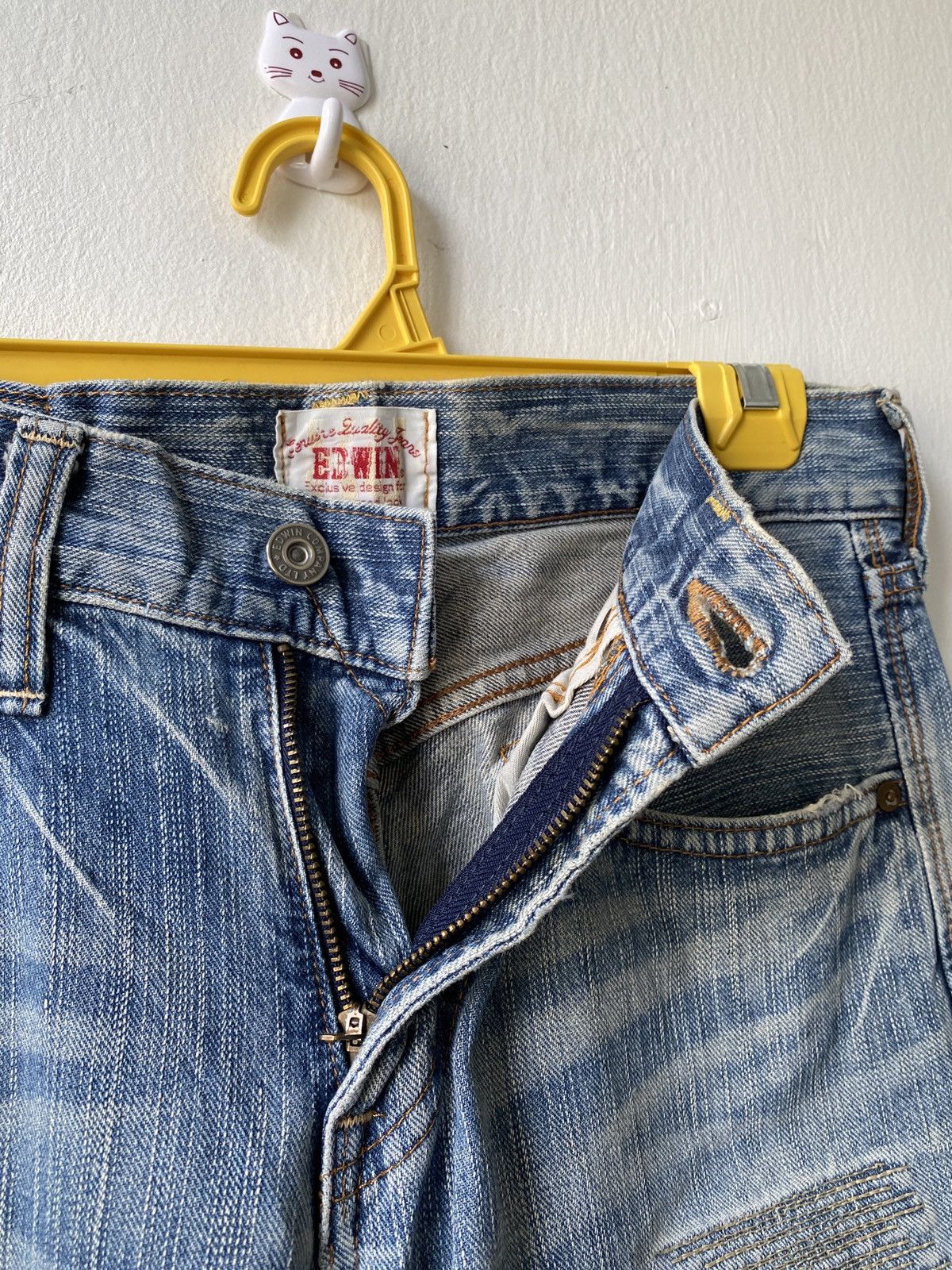 Edwin × Japanese Brand Japanese Brand Edwin Distressed Patchwork Design Denim Size US 30 / EU 46 - 10 Thumbnail