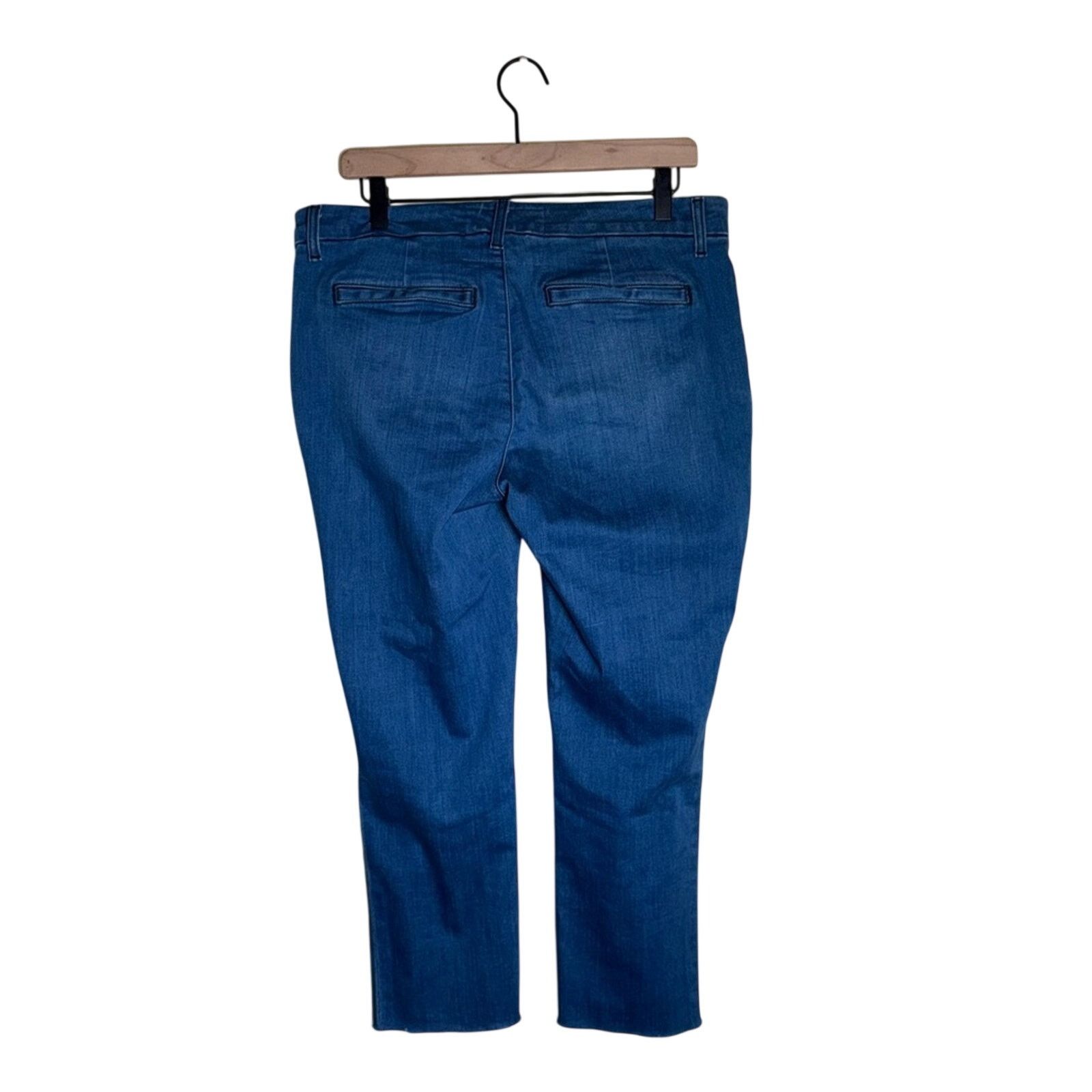 Frank & Eileen FRANK & EILEEN Wicklow classic minimal blue denim jeans 10 Size 32" / US 10 / IT 46 - 7 Thumbnail
