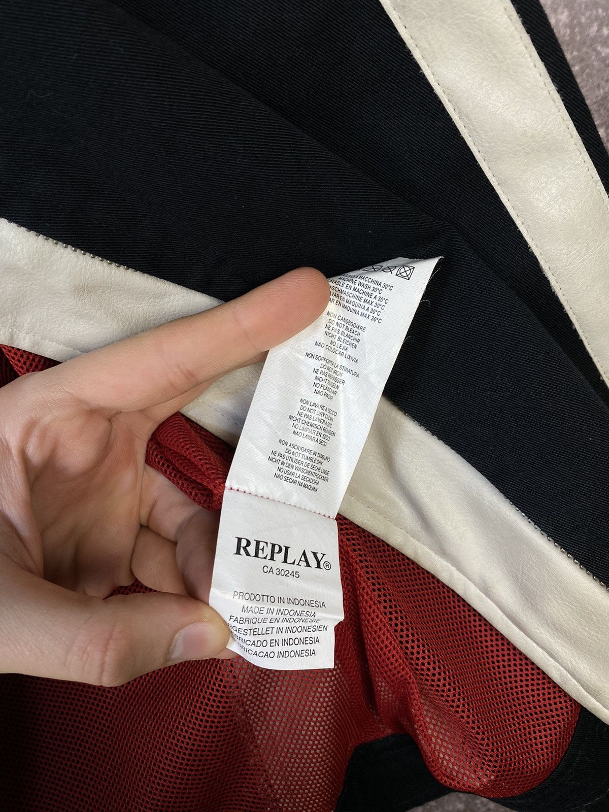 Replay Vintage Y2K Light Leather jacket Replay Hype rare Size US L / EU 52-54 / 3 - 9 Thumbnail