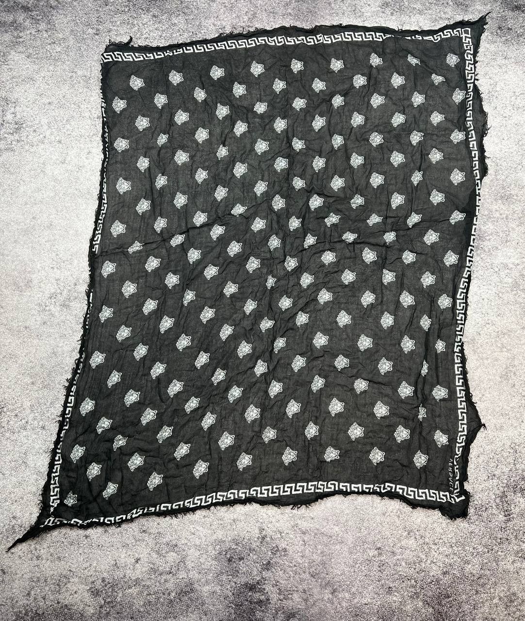 Versace Versace Monogram 100% Silk Scarf Size ONE SIZE - 11 Thumbnail