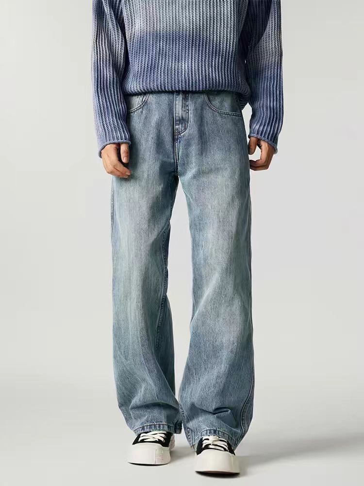 Japanese Brand × Jean Vintage street washed and worn loose jeans Size US 30 / EU 46 - 3 Thumbnail