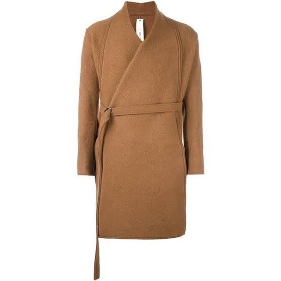Damir Doma Camel wool wrap kimono coat Size US S / EU 44-46 / 1 - 1 Thumbnail