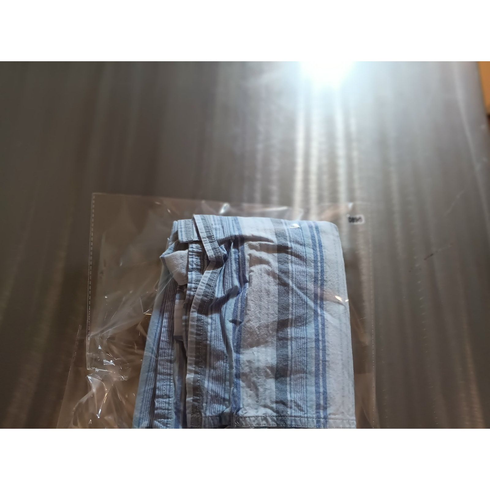 Columbia Columbia Blue Striped Men's Small Button Up Shirt Size US S / EU 44-46 / 1 - 6 Thumbnail