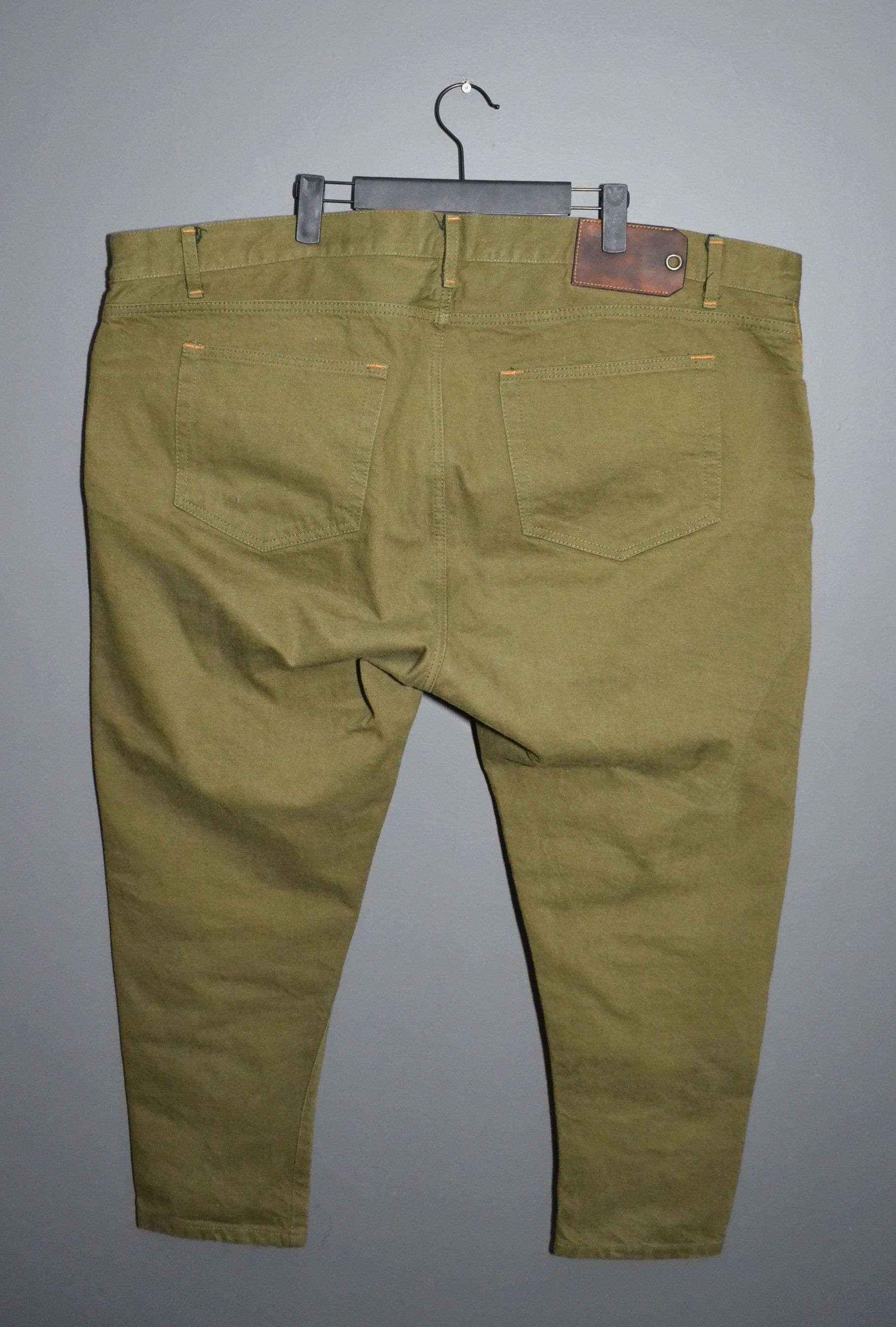 Schaeffers Garment Hotel Schaeffer's Garment Hotel Green Selvedge Jeans Bespoke 51 Size US 44 / EU 60 - 4 Thumbnail