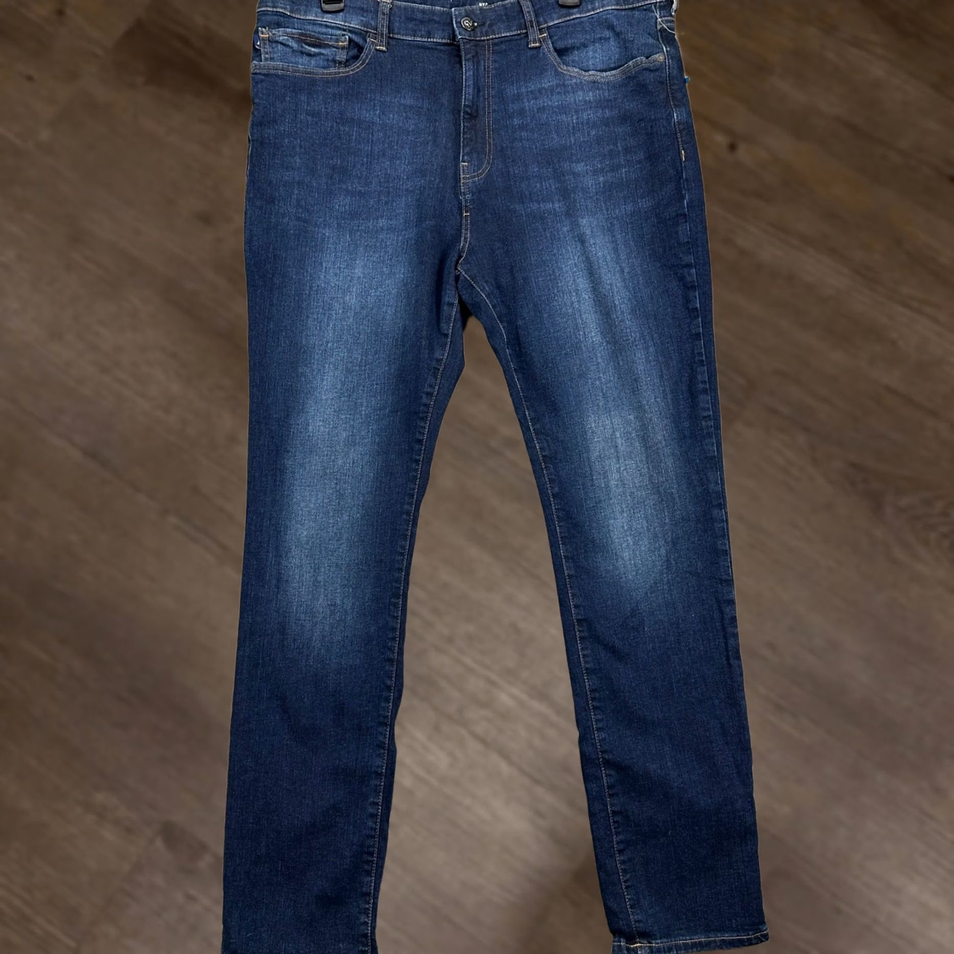 Nautica VINTAGE Nautica Jeans Slim Fit Mens 36X32 Blue Distressed Tapered Leg Stretch Denim NEW Size US 36 / EU 52 - 1 Thumbnail