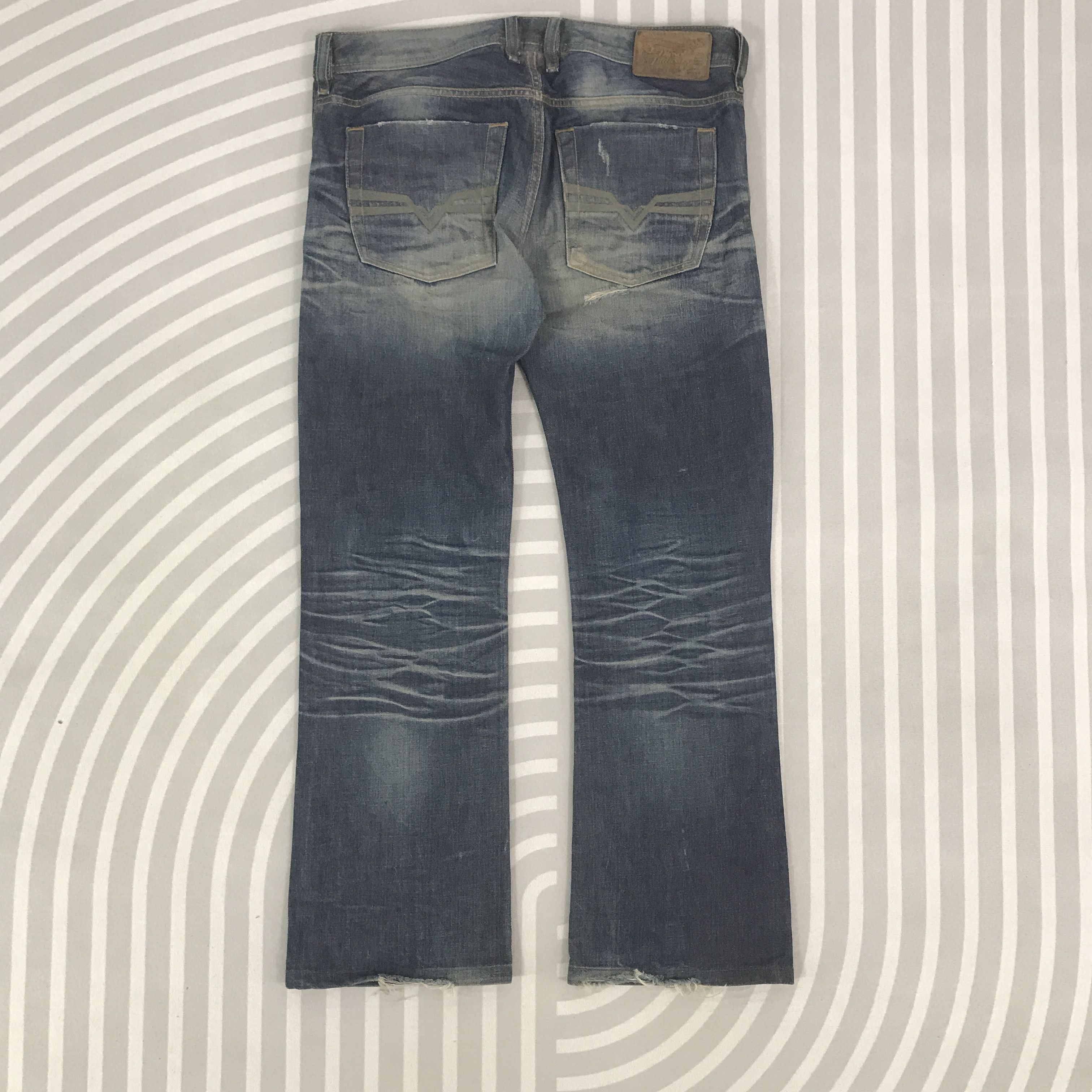 Diesel × Vintage Vintage Diesel Industry Denim faded jeans pants Size US 29 - 4 Thumbnail