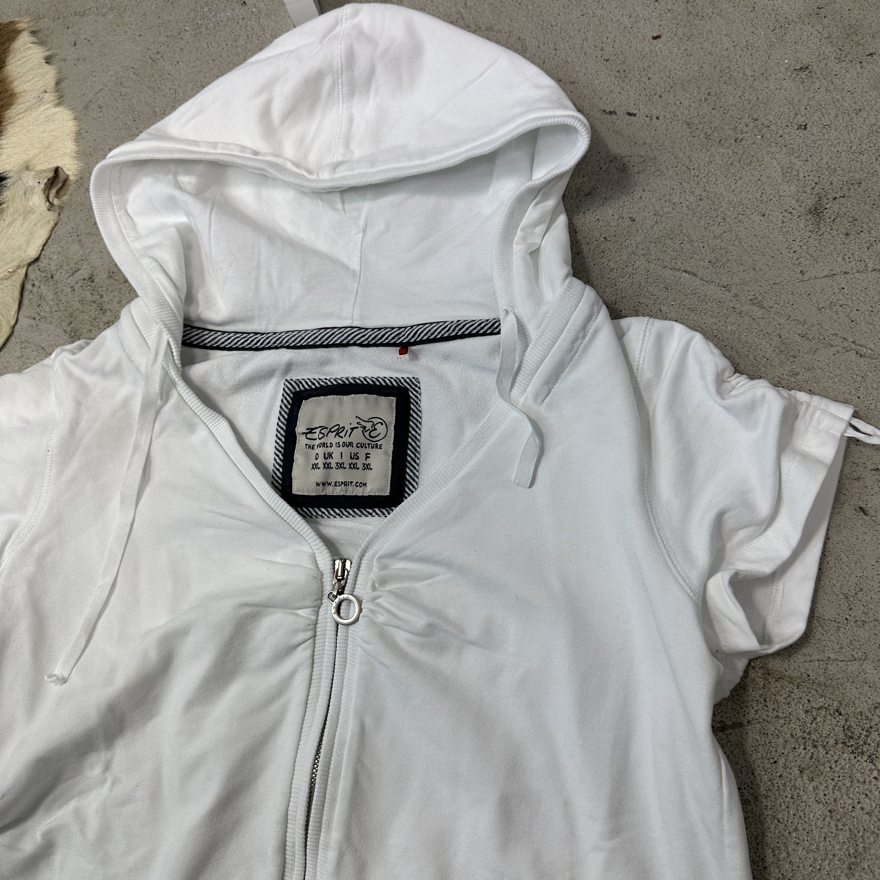 Vintage Vintage Sporty Streetwear Short Sleeve Hoodie Y2K Size XXL / US 16-18 / IT 52-54 - 3 Thumbnail