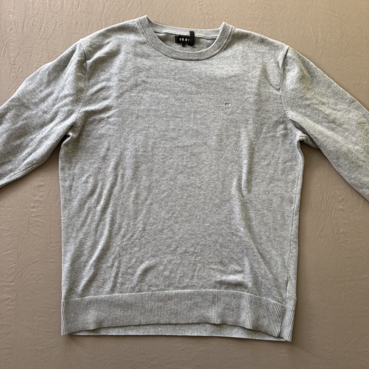 DKNY × Vintage DKNY Classic Basic Crewneck Sweater Size US L / EU 52-54 / 3 - 2 Thumbnail