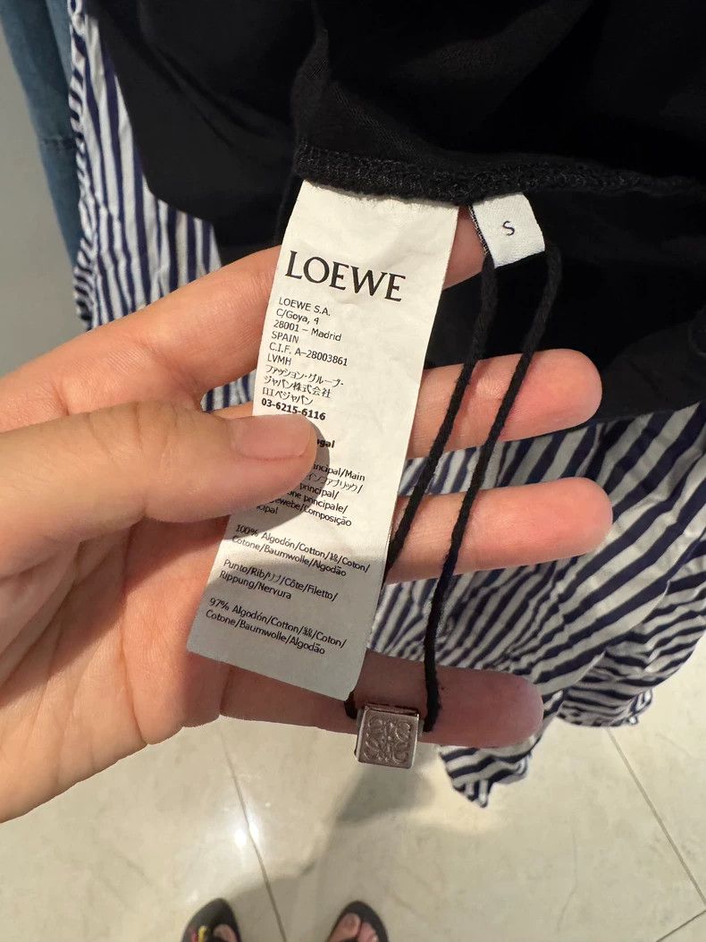 Loewe LOEWE Black pixelated short sleeve T-shirt Size S / US 4 / IT 40 - 5 Thumbnail