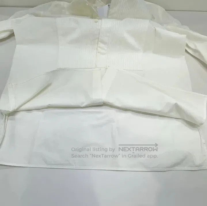 Givenchy Givenchy SS23 Men's White Lace Collar Long Sleeve Shirt. Size US XXS / EU 40 - 4 Thumbnail