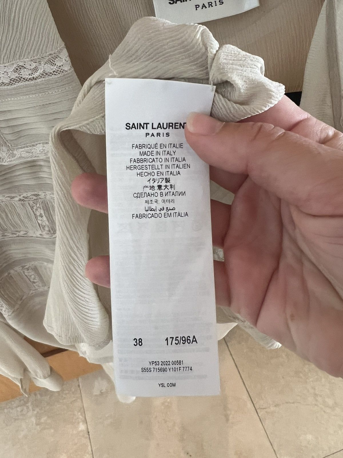 Saint Laurent Paris Saint Laurent Button up Size US M / EU 48-50 / 2 - 4 Thumbnail