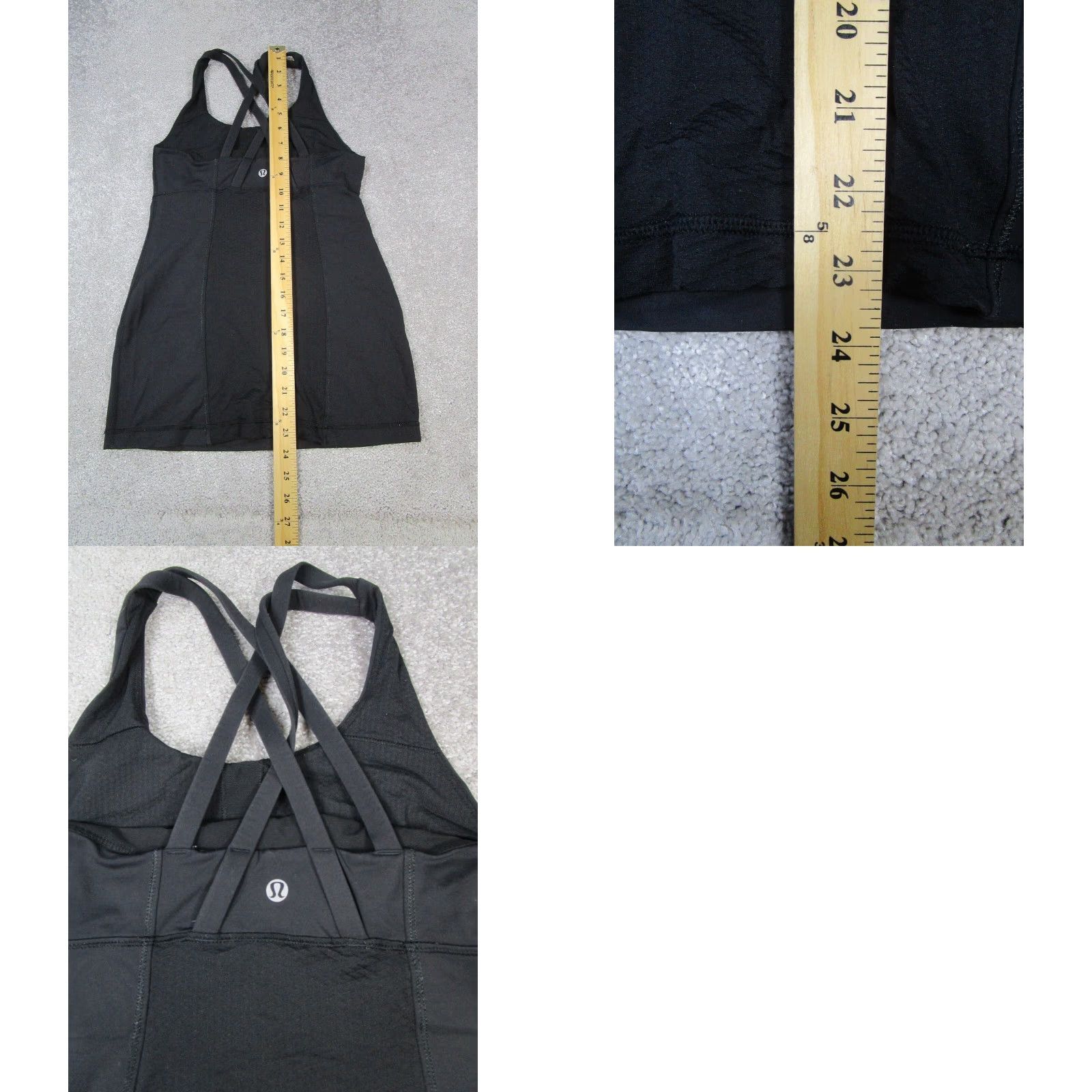 Lululemon VINTAGE Lululemon Energy Tank Womens XS Black Top Pullover Tank Shirt Athletic Gym & Training 90s Mens Womens Size XS / US 0-2 / IT 36-38 - 8 Thumbnail