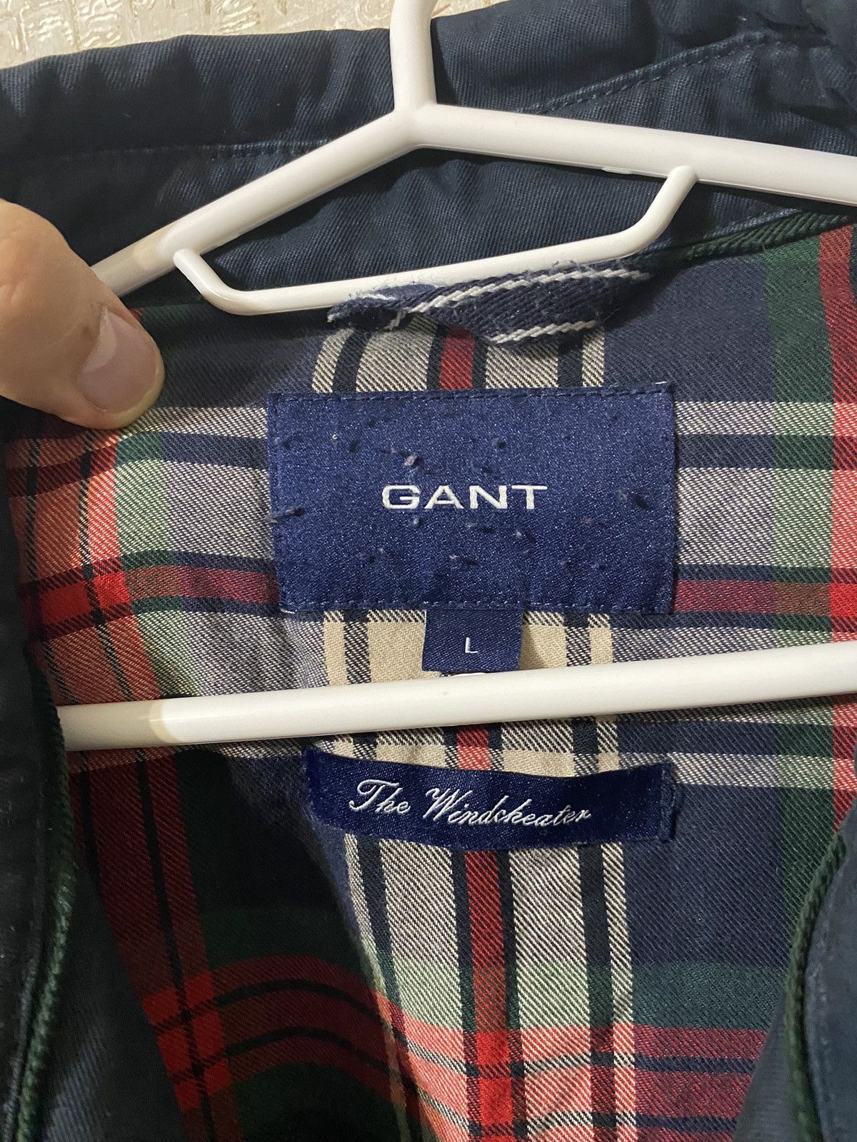 Gant × Vintage Gant The Windcheater Bomber Jacket Full Zip Lined Size US L / EU 52-54 / 3 - 6 Thumbnail
