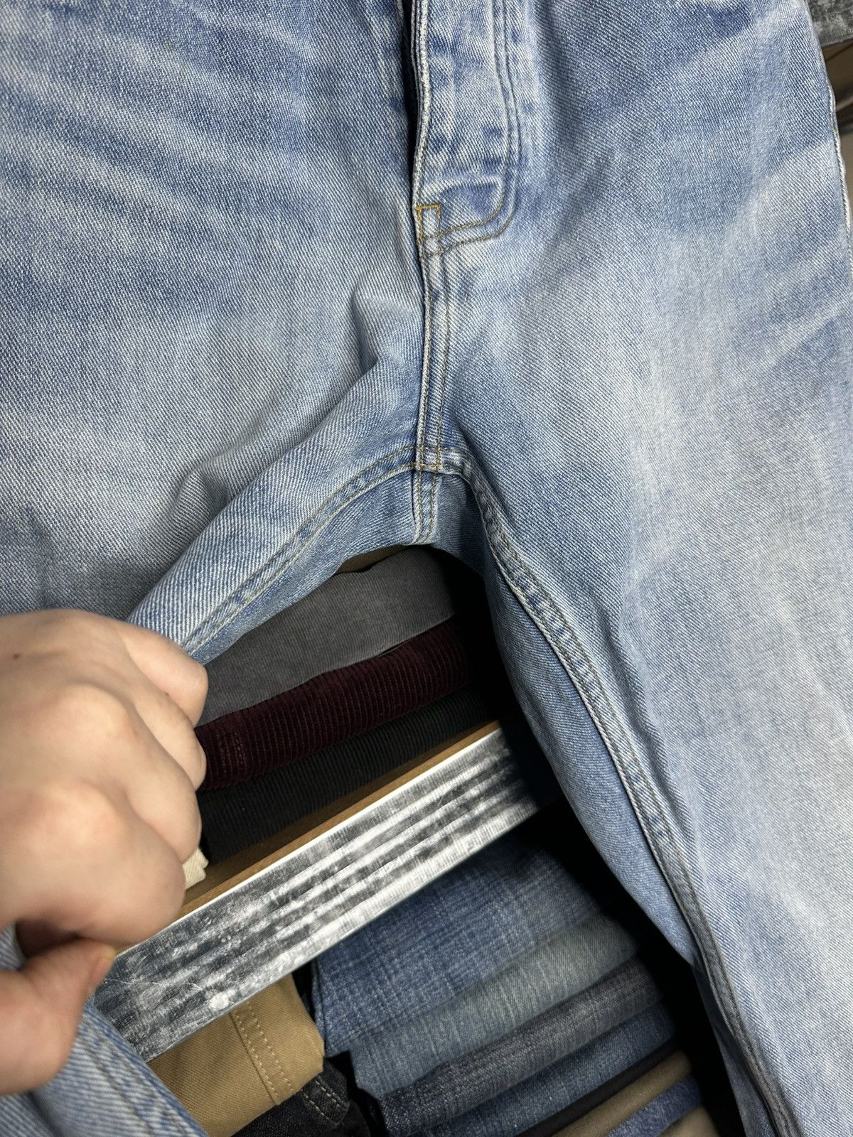 Carhartt Levi's 506 Straight Jeans W36 L34 Denim Faded Pants Size US 28 / EU 44 - 6 Thumbnail