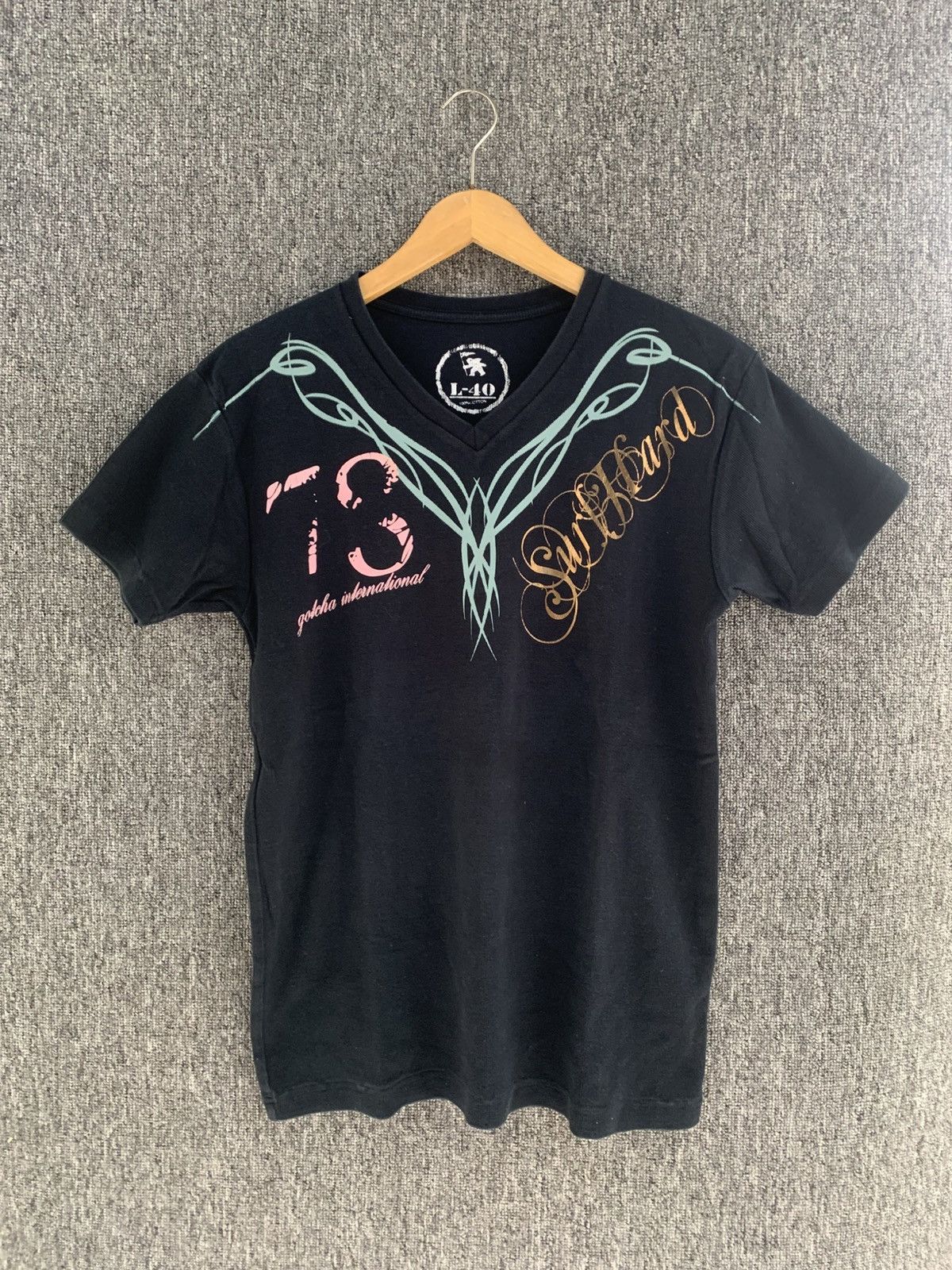 Vintage 🇺🇸 Gotcha Surf Hard Poem Gothic Surfware Tshirt Size US L / EU 52-54 / 3 - 2 Thumbnail