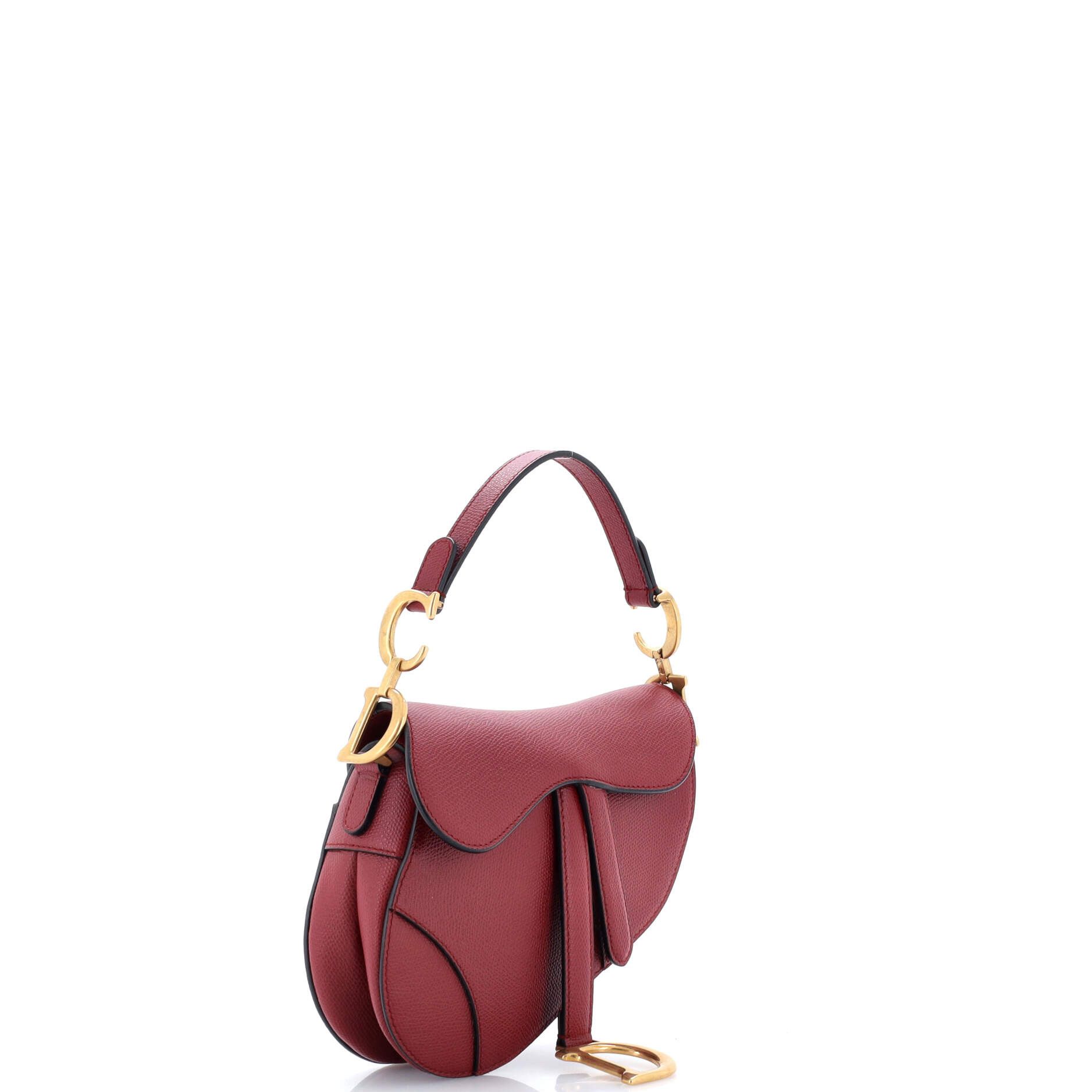 Dior Saddle Handbag Leather Mini Size ONE SIZE - 1 Thumbnail