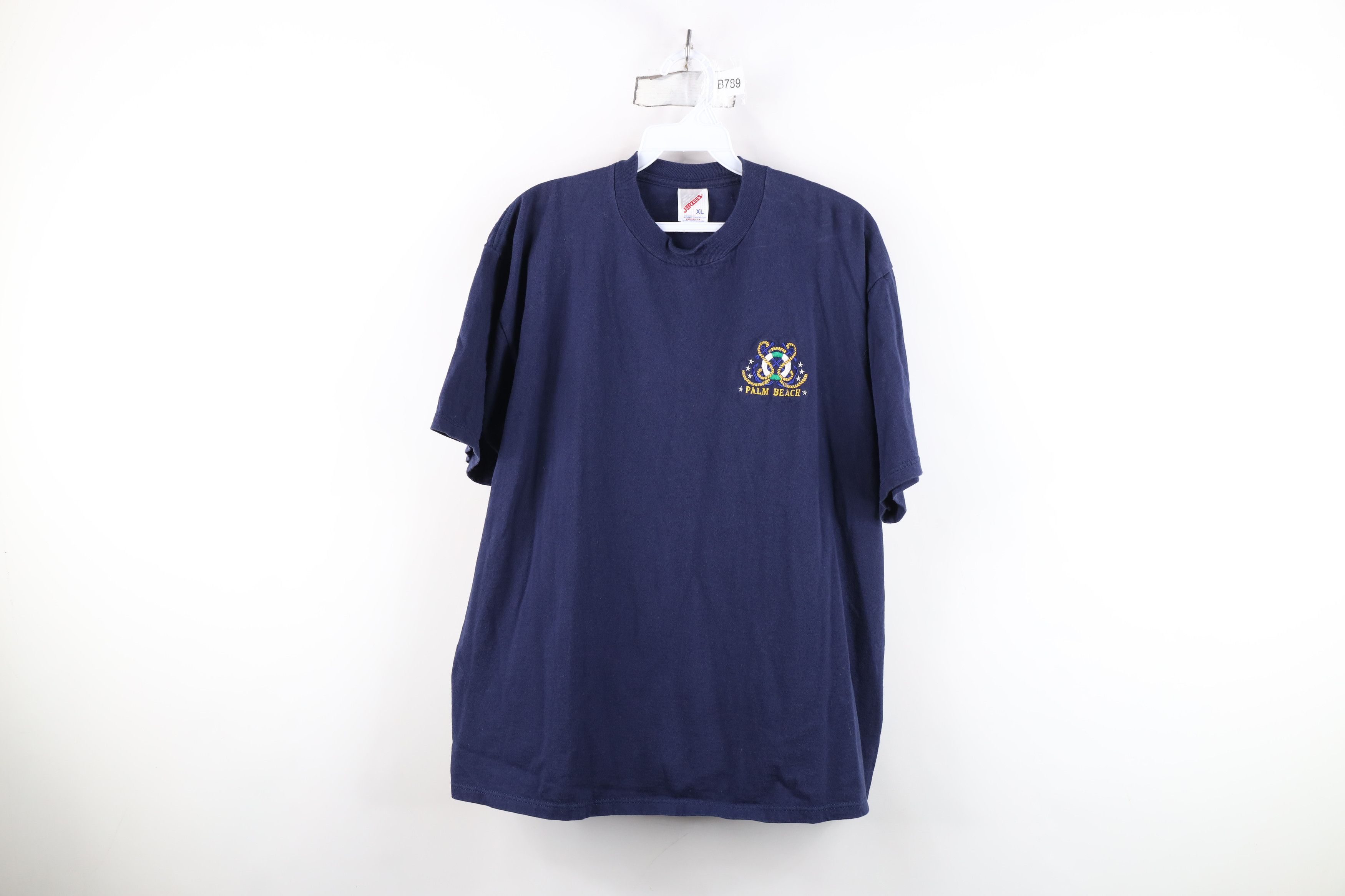 Vintage Vintage 90s Streetwear Sailing Short Sleeve T-Shirt USA Size US XL / EU 56 / 4 - 1 Thumbnail