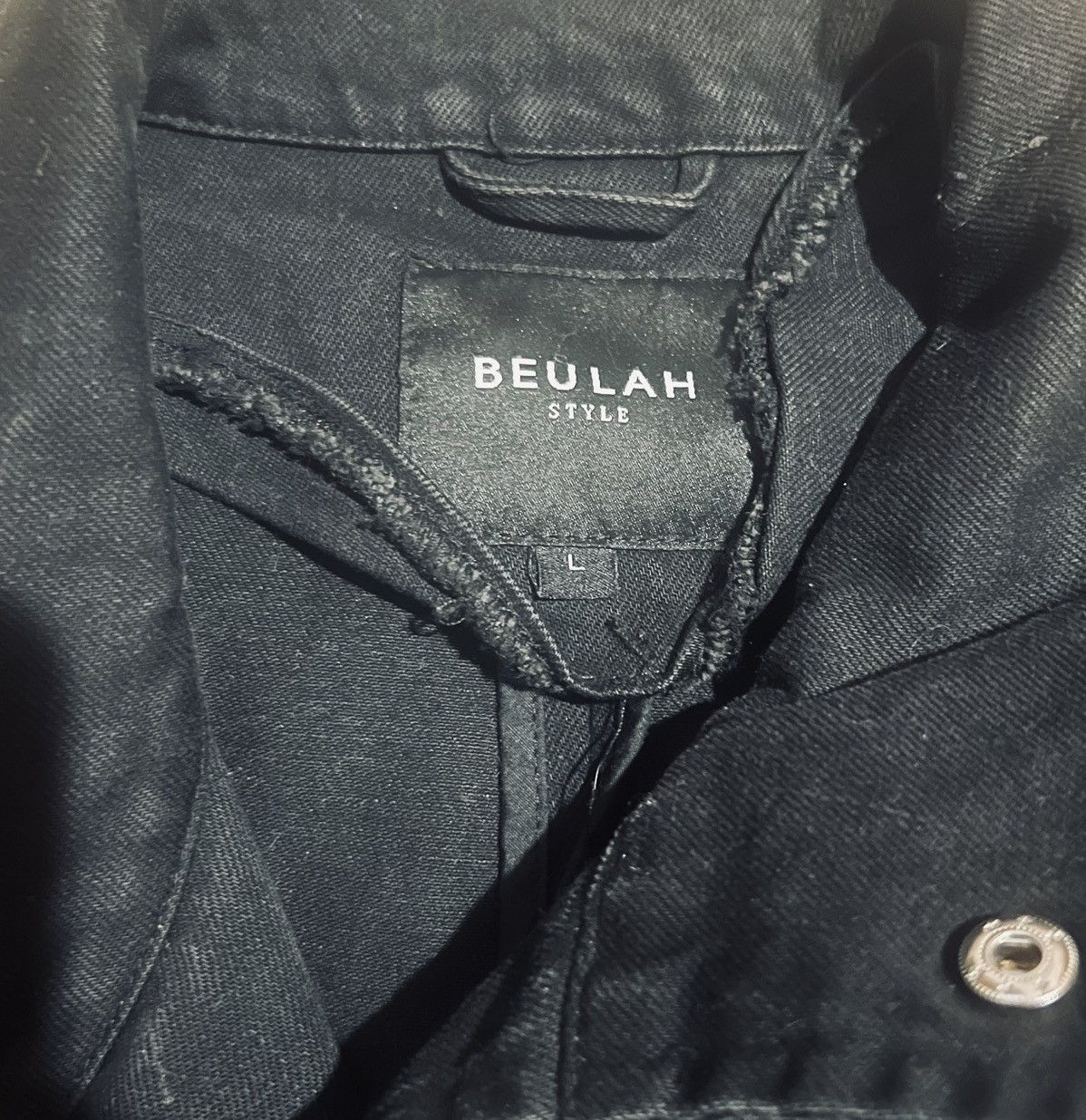 Other Custom BEULAH large denim jacket 1/1 Tupac by shei phan Size US L / EU 52-54 / 3 - 8 Thumbnail