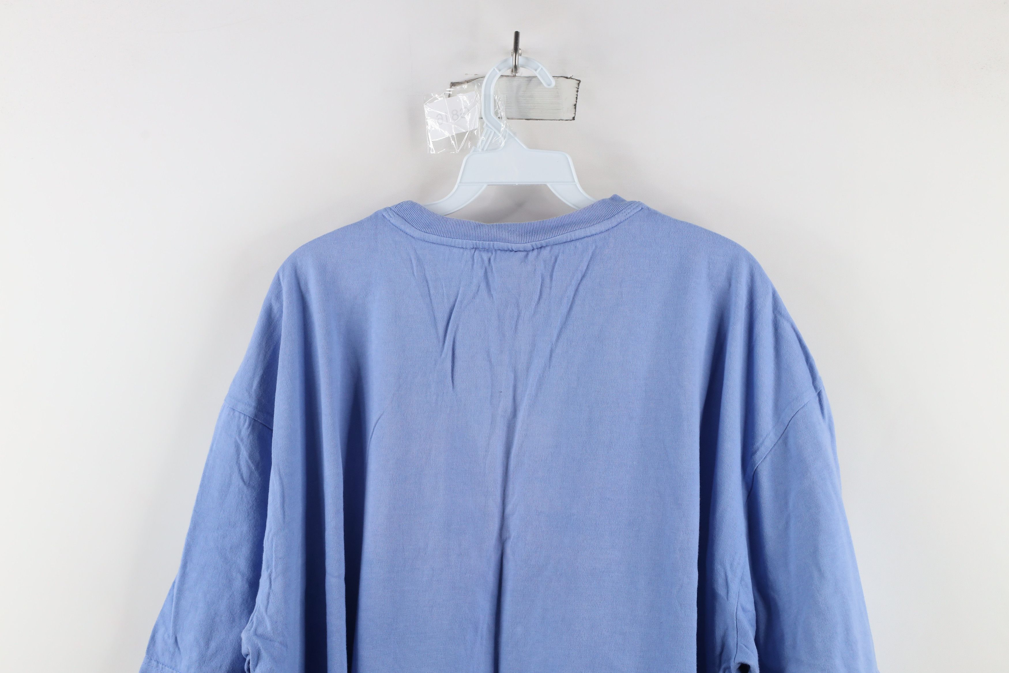 Vintage Vintage 90s Streetwear Out Moose Short Sleeve T-Shirt Blue Size US XL / EU 56 / 4 - 11 Thumbnail