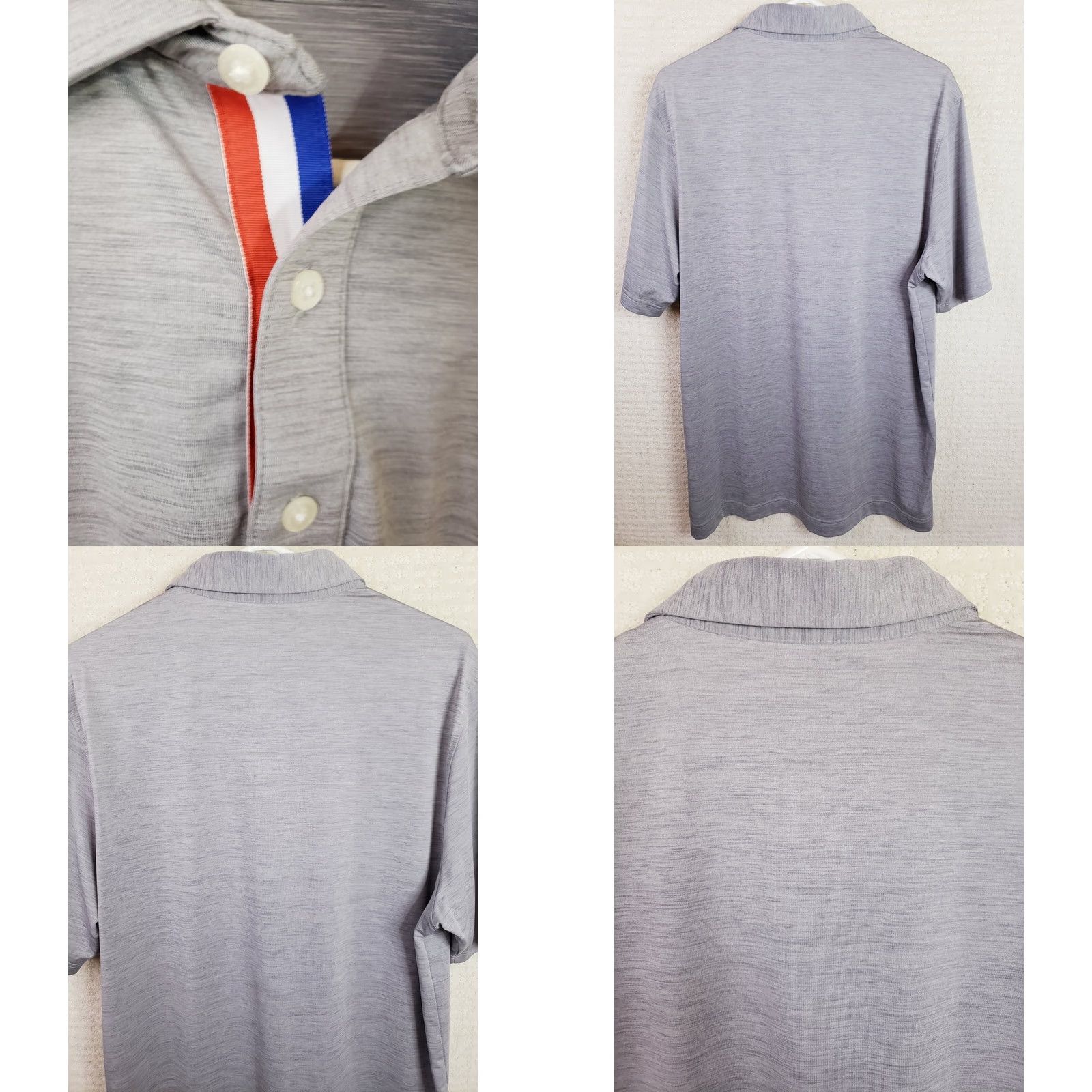 Vintage USAG Polo Shirt Men's XL Gray U Suck At Golf Lightweight Stretch USA Trim Shirt Polo Mens XL Gray USA Golf Size US XL / EU 56 / 4 - 8 Thumbnail