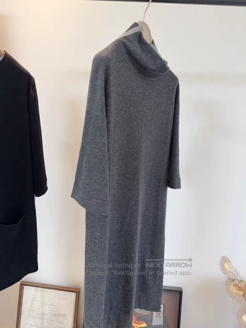 Brunello Cucinelli Brunello Cucinelli Cashmere Dress Size L / US 10 / IT 46 - 3 Thumbnail