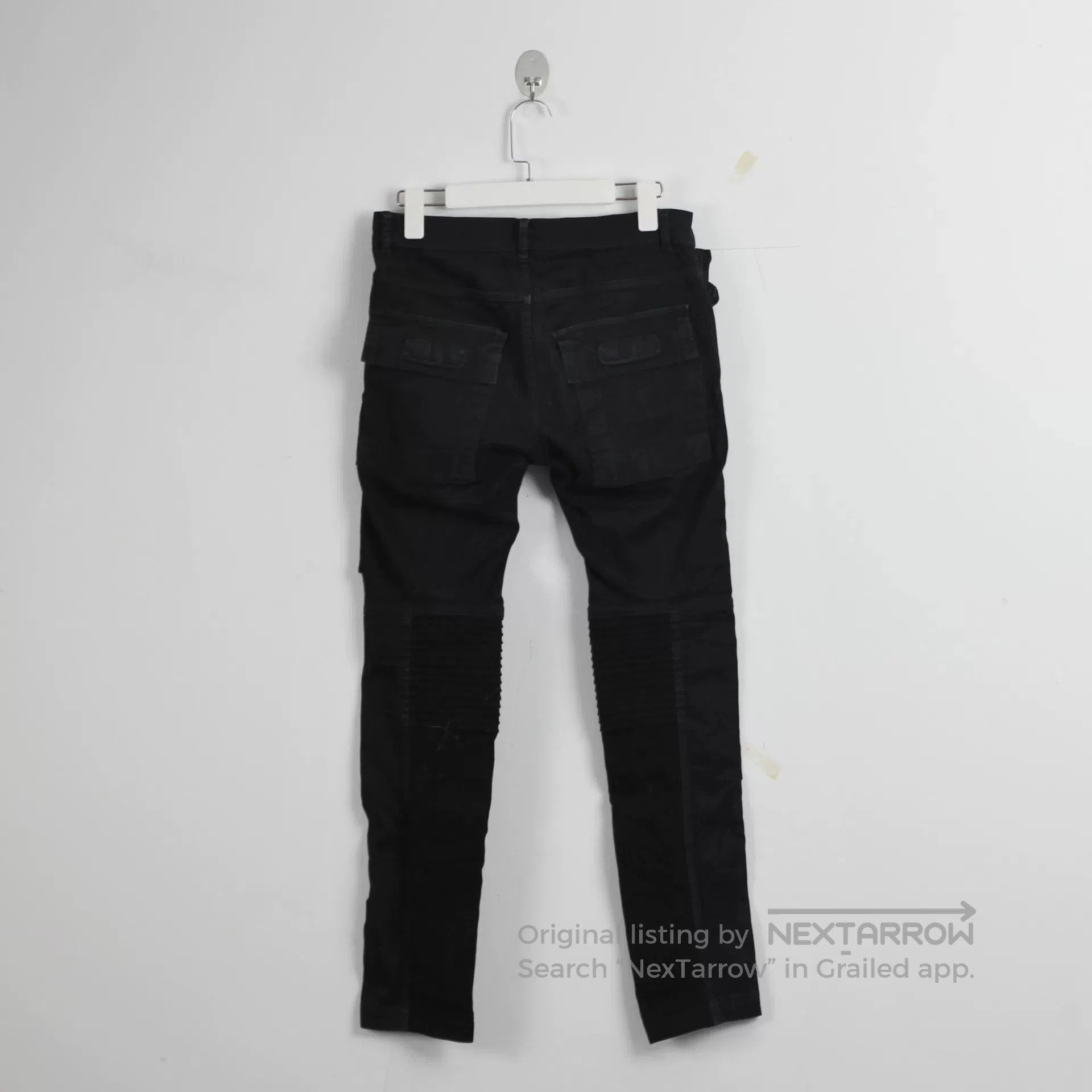Rick Owens rick owens black denim motorcycle pants. Size US 30 / EU 46 - 2 Thumbnail