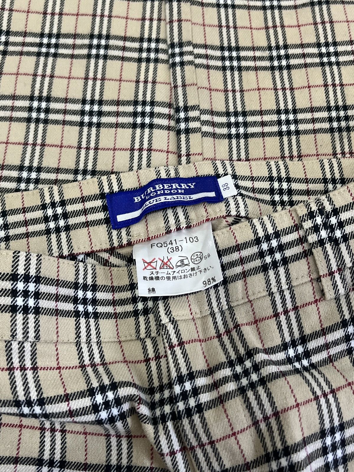 Burberry 2000s Burberry Blue Label Nova Check Pants Size 27" / US 4 / IT 40 - 5 Thumbnail