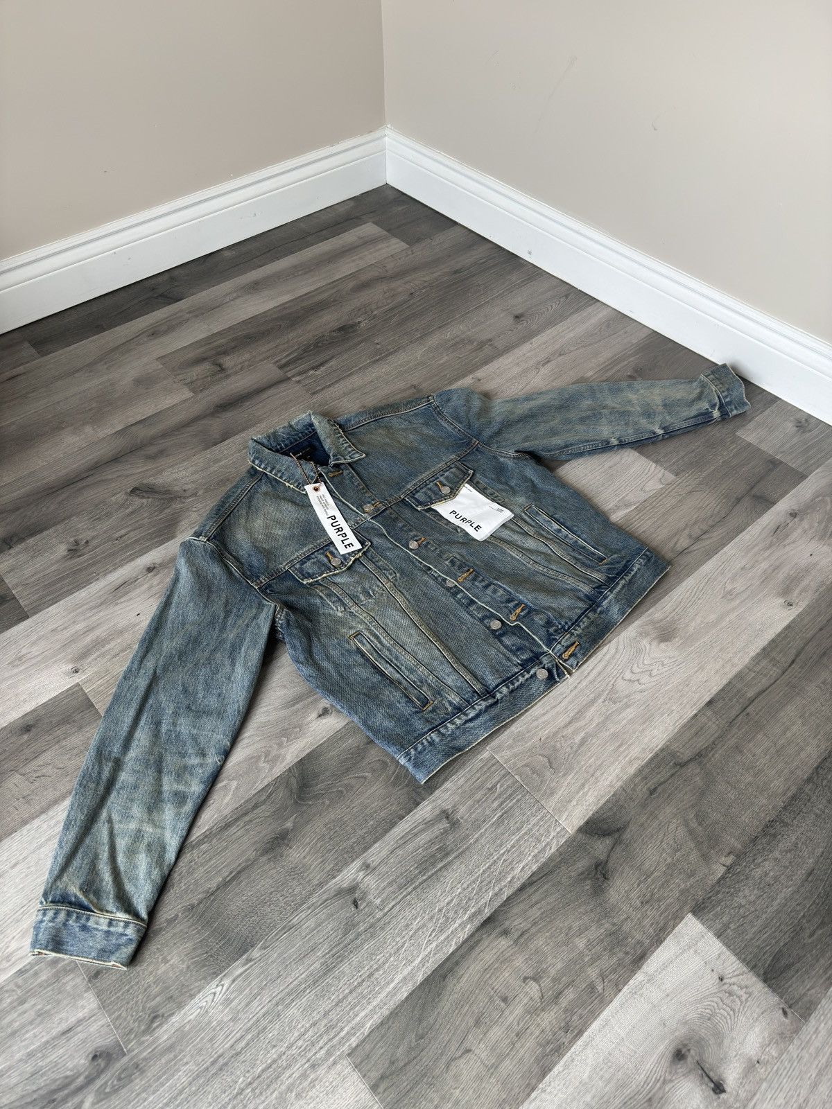 Purple Brand PURPLE Denim Jacket Size US M / EU 48-50 / 2 - 2 Thumbnail