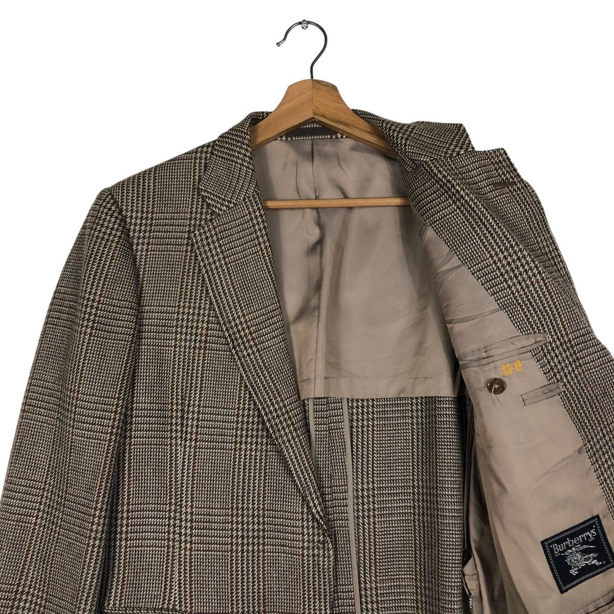 Burberry 🔥VINTAGE BURBERRYS NOVA CHECK WOOL JACKET DOUBLE COLLAR Size US M / EU 48-50 / 2 - 14 Thumbnail