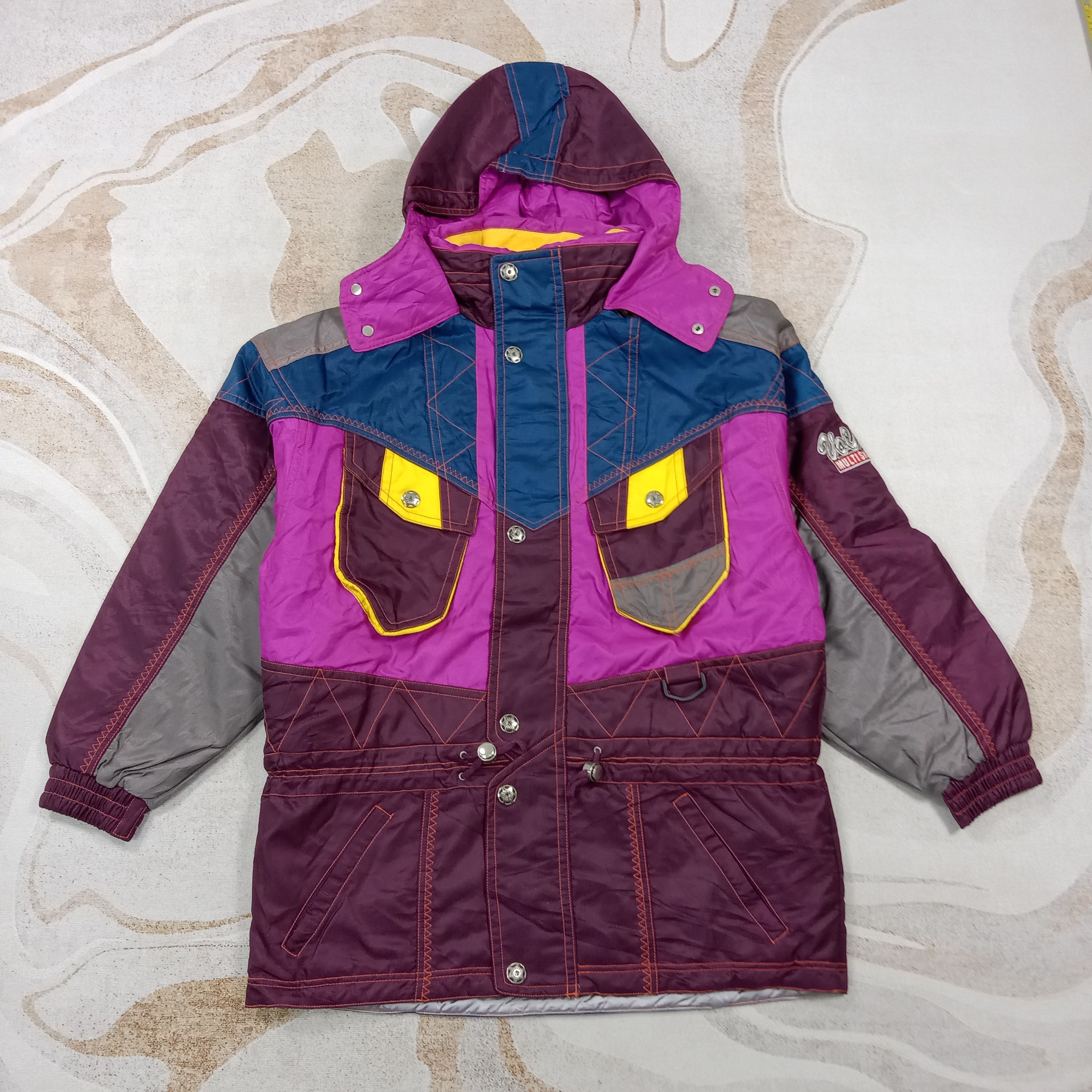 Other 90's Volpha Apres Ski Wear Multicolor Jacket C274N22 Size US XXL / EU 58 / 5 - 1 Thumbnail