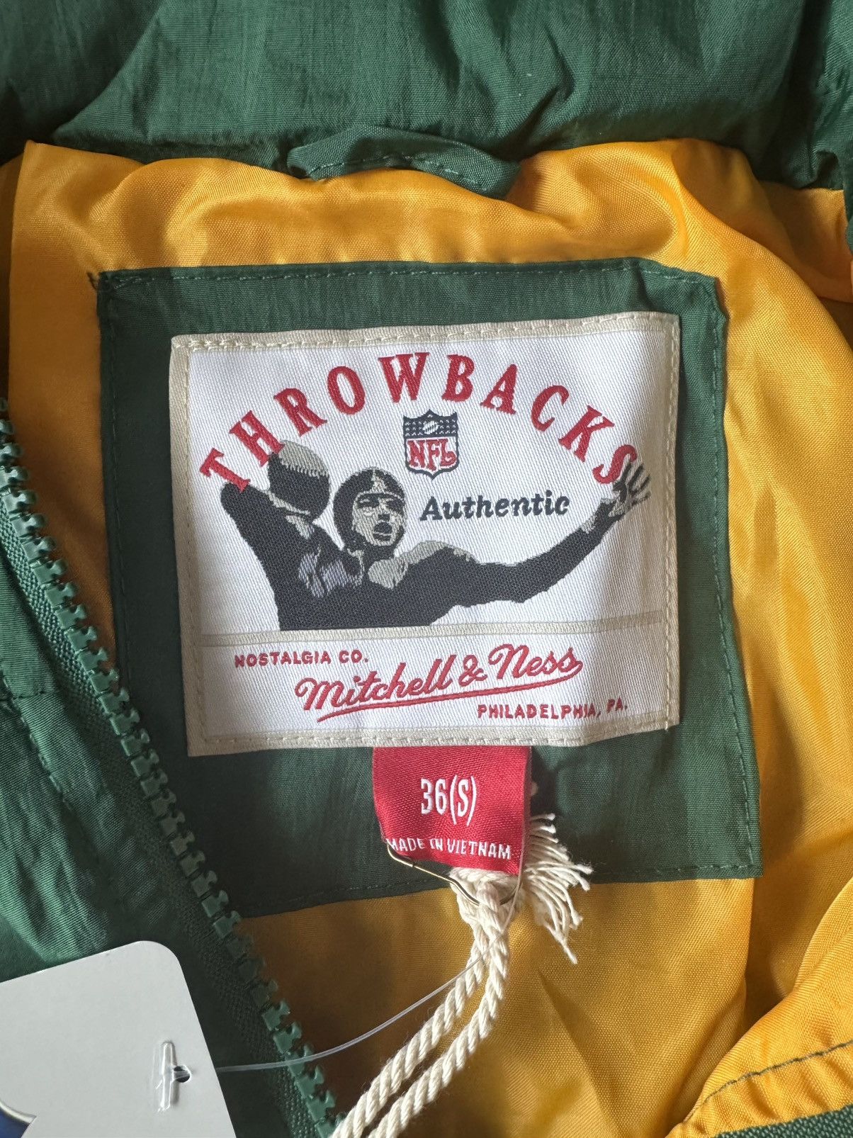 Mitchell & Ness Green Bay Packers Windbreaker Size US S / EU 44-46 / 1 - 4 Thumbnail
