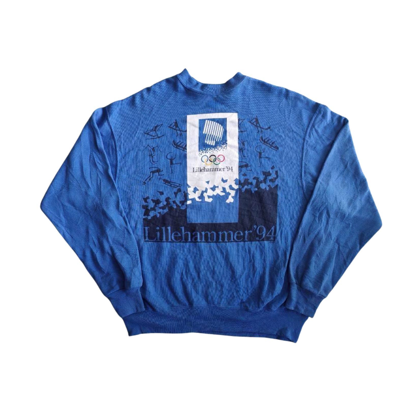 Hanes 1994 Lillehammer Norway Winter Olympics Sweatshirt XL Size US XL / EU 56 / 4 - 1 Thumbnail