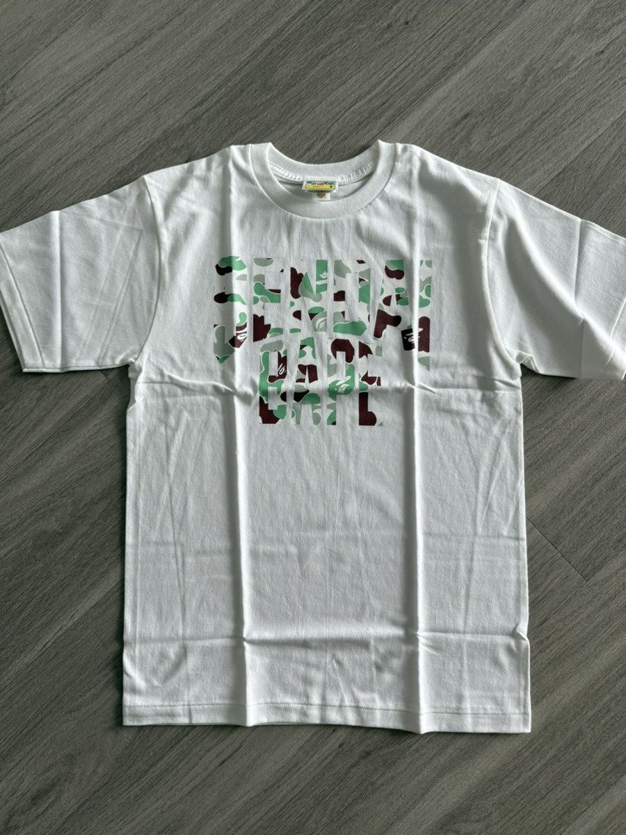Bape Sendai store camo tee