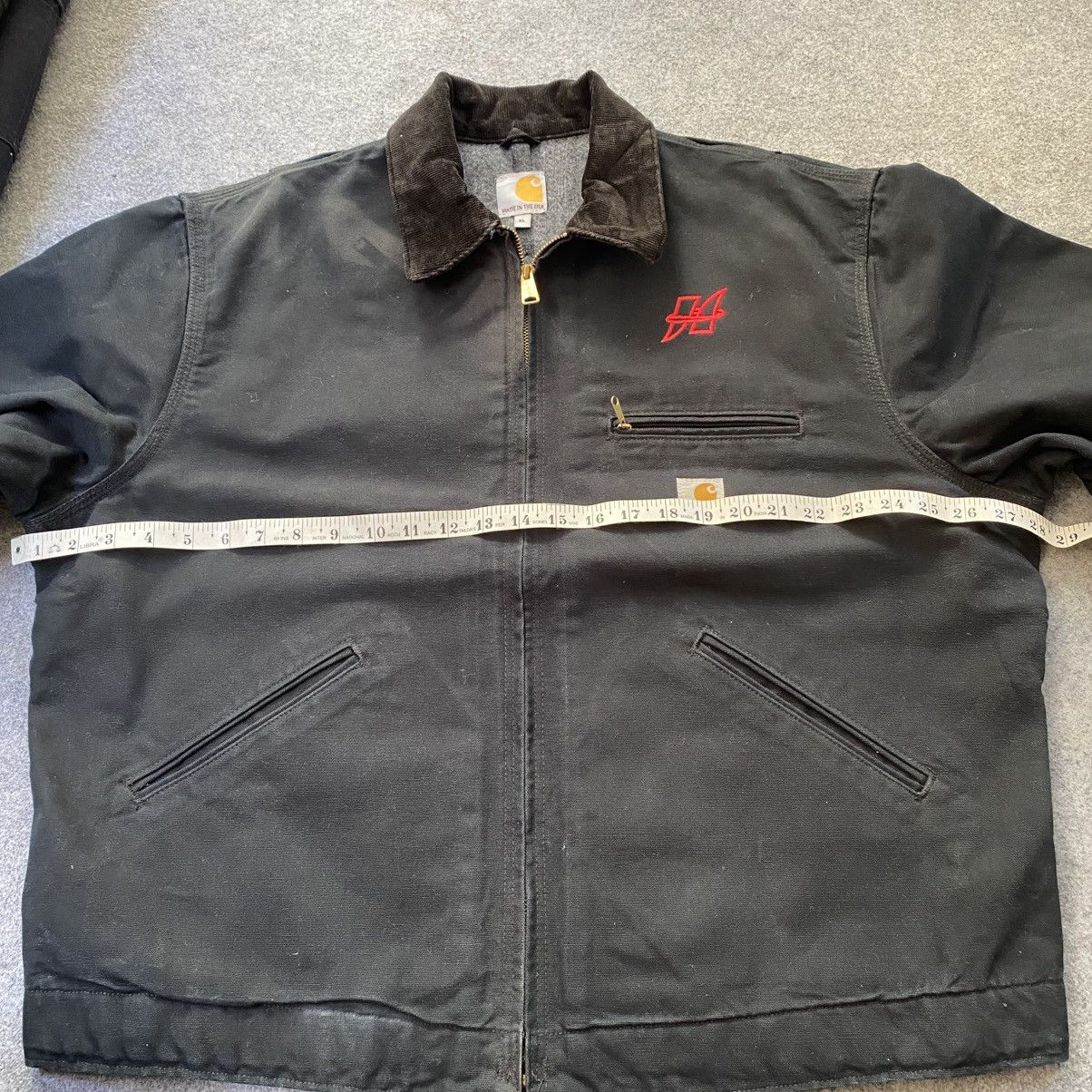 Carhartt Vintage Carhartt Faded Black Detroit Jacket Size US XL / EU 56 / 4 - 8 Thumbnail