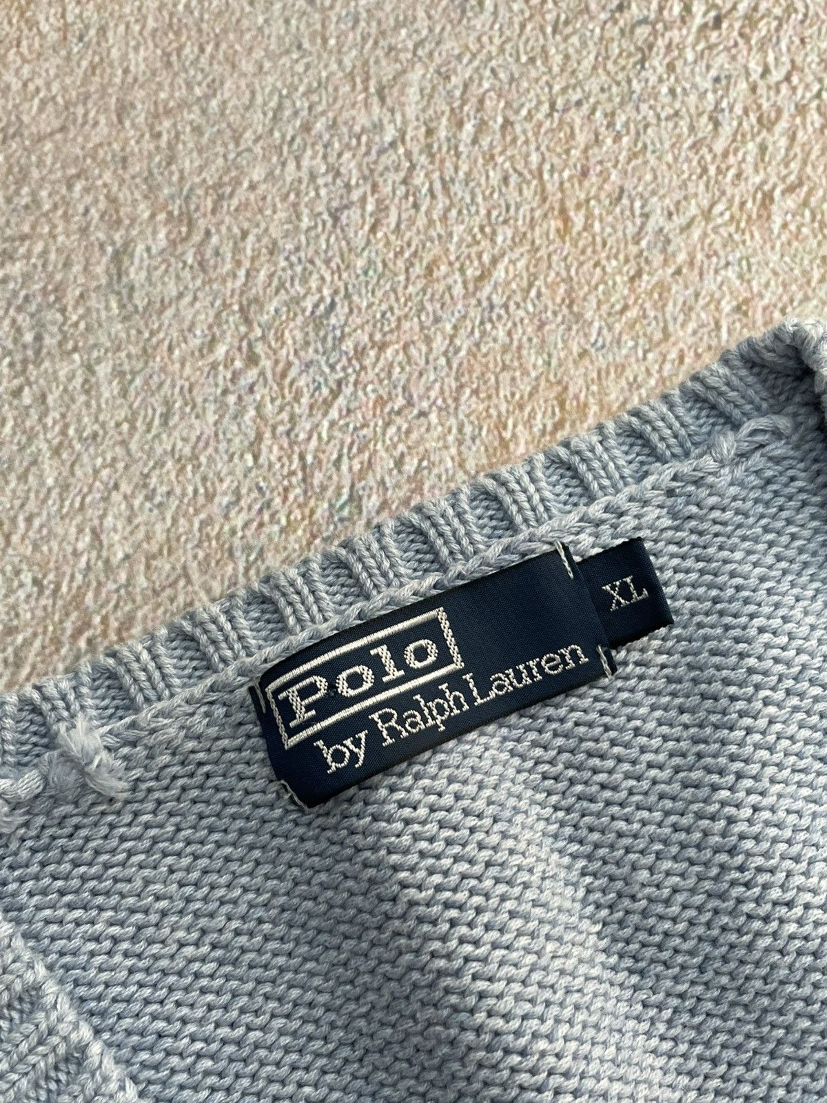 Polo Ralph Lauren Vintage Polo Ralph Lauren Heavy Cotton Knit Sweater Size US XL / EU 56 / 4 - 5 Thumbnail