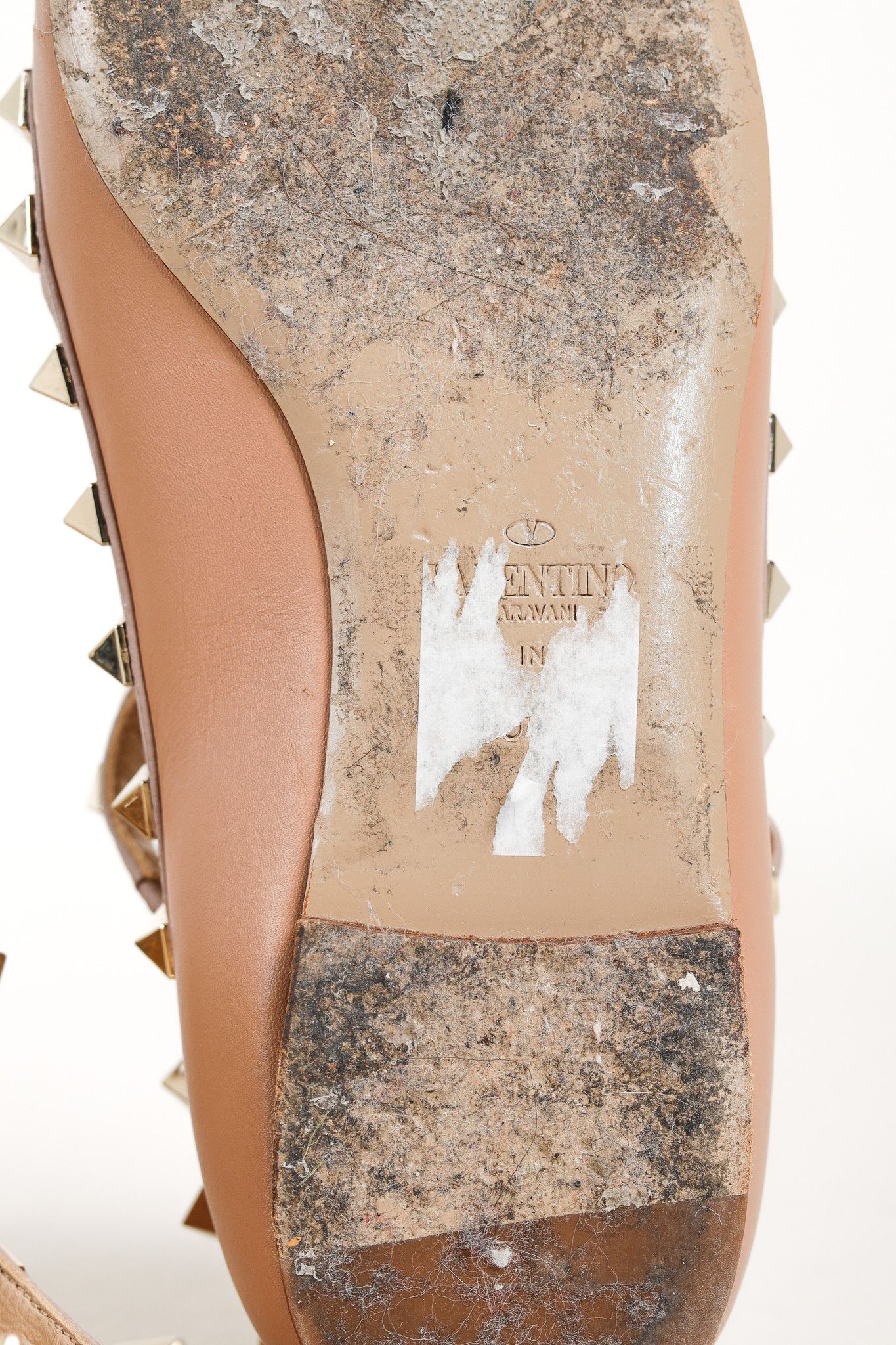 Valentino Valentino Garavani Rockstud Triple Cage Ballerina Flat Size US 5.5 / IT 35.5 - 5 Thumbnail