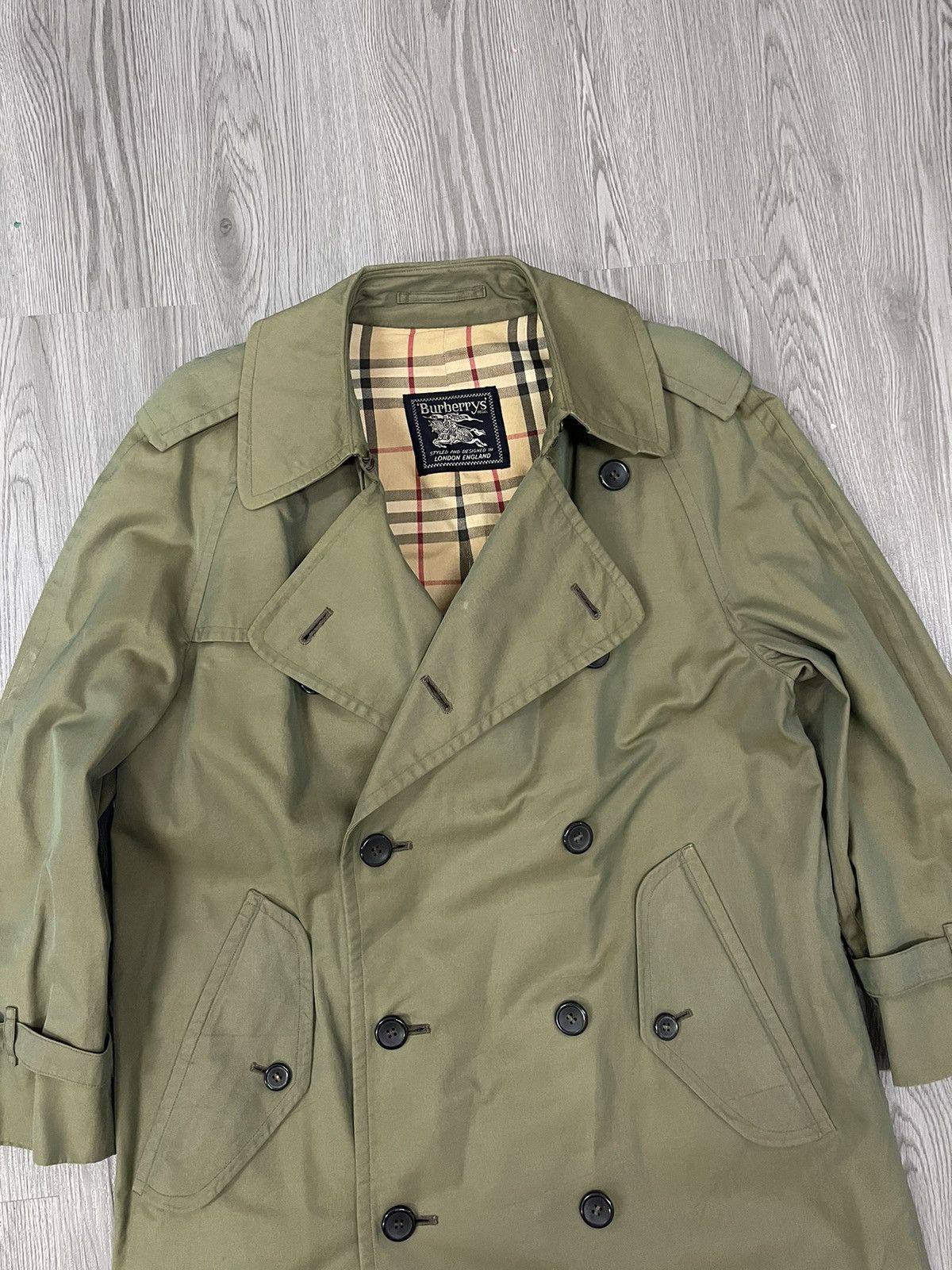Burberry Prorsum × Vintage Burberry nova check trench long coat Size US M / EU 48-50 / 2 - 2 Thumbnail