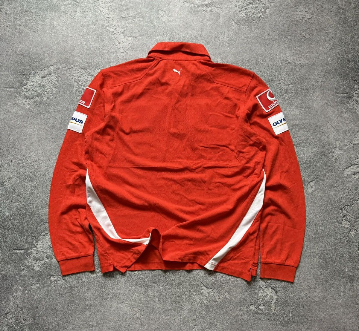 Ferrari × Puma Puma L Ferrari red racing long sleeve polo tee jersey Size US L / EU 52-54 / 3 - 13 Thumbnail
